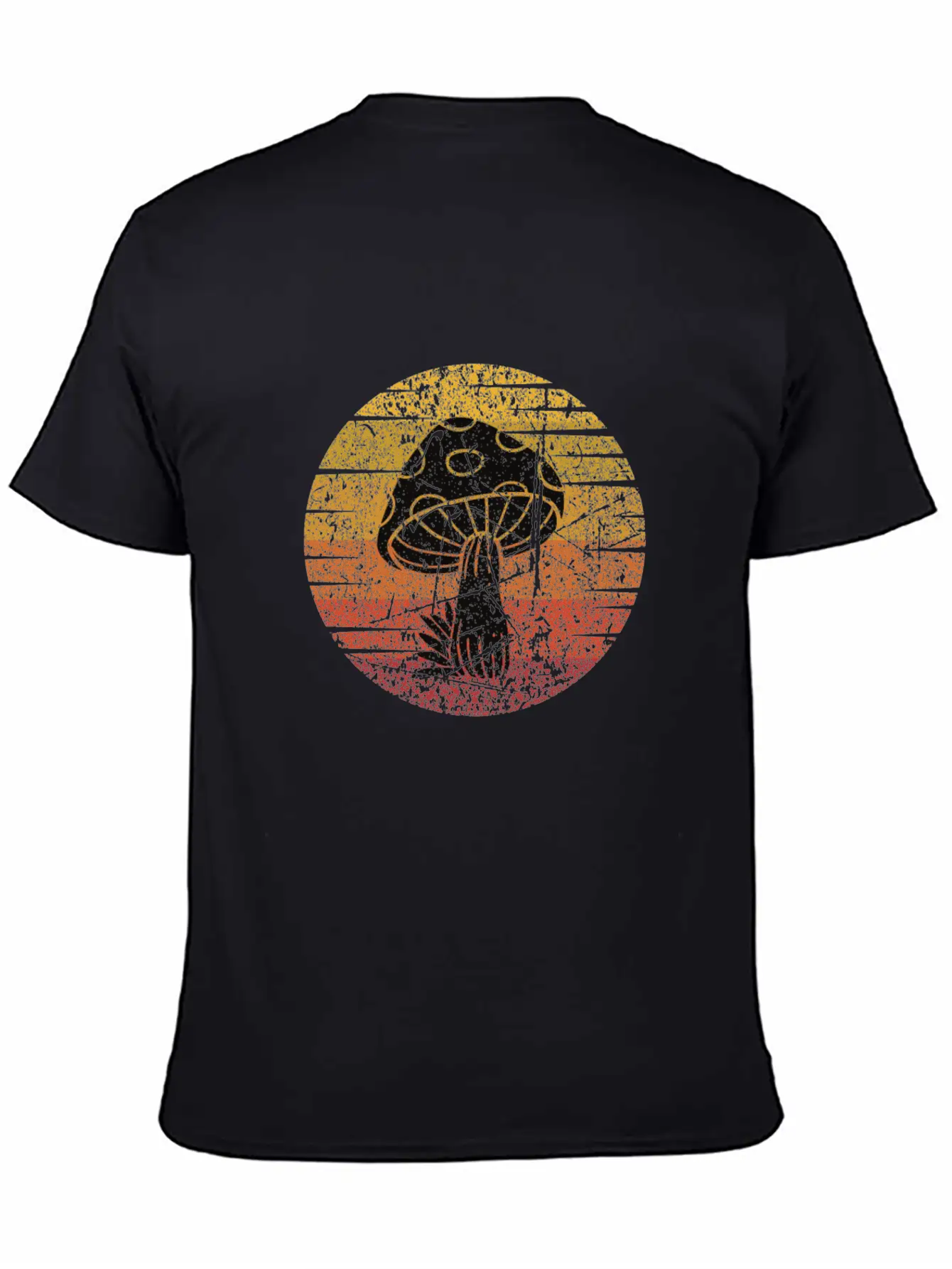 Mushroom Picking Retro Comfortable Minimalist Graphic Tee – Summer Style Essential