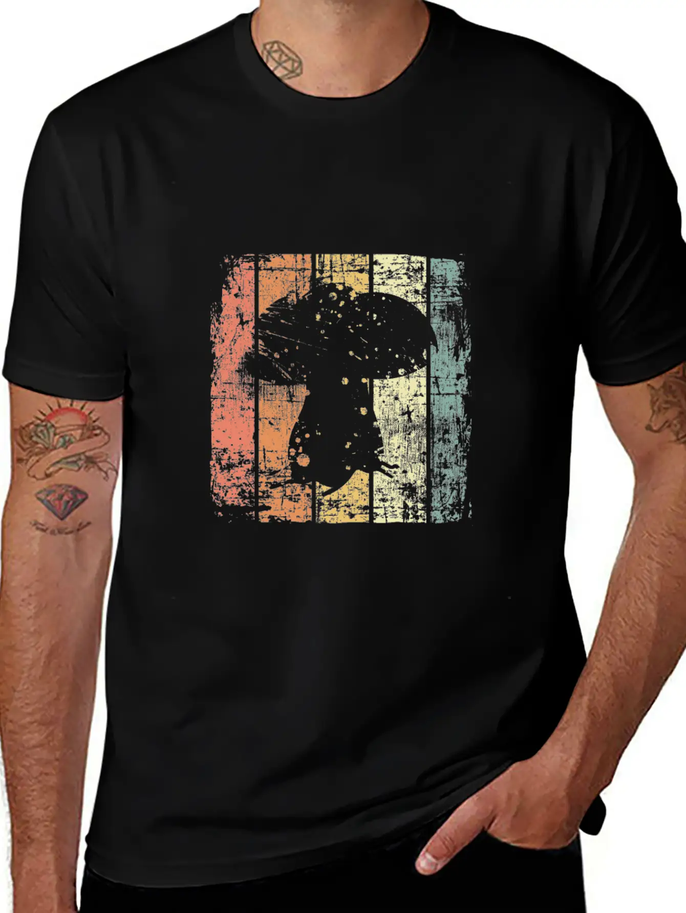 Mushroom Retro Essential Unisex Summer Tee – Soft Cotton Casual Fit