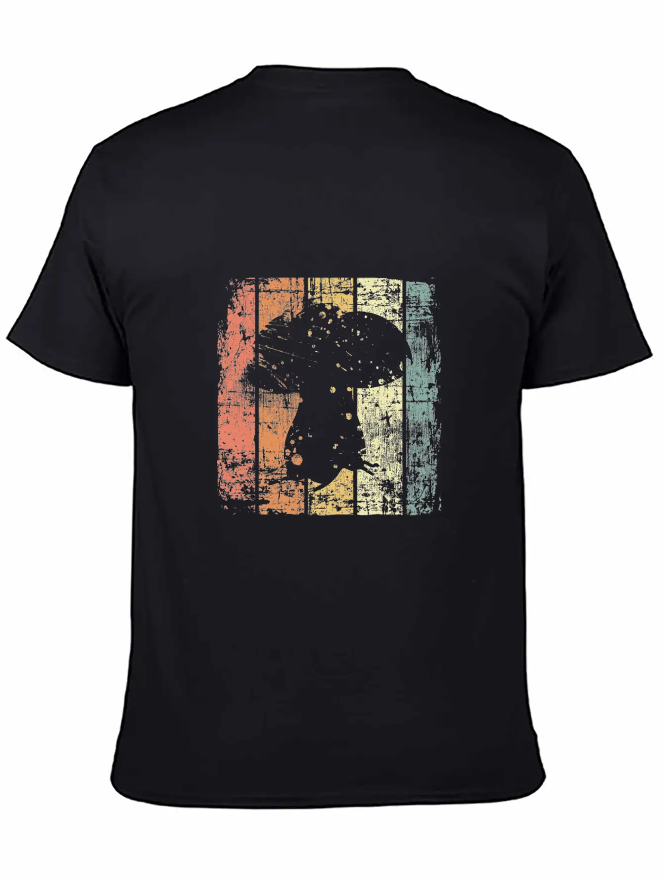 Mushroom Retro Essential Unisex Summer Tee – Soft Cotton Casual Fit