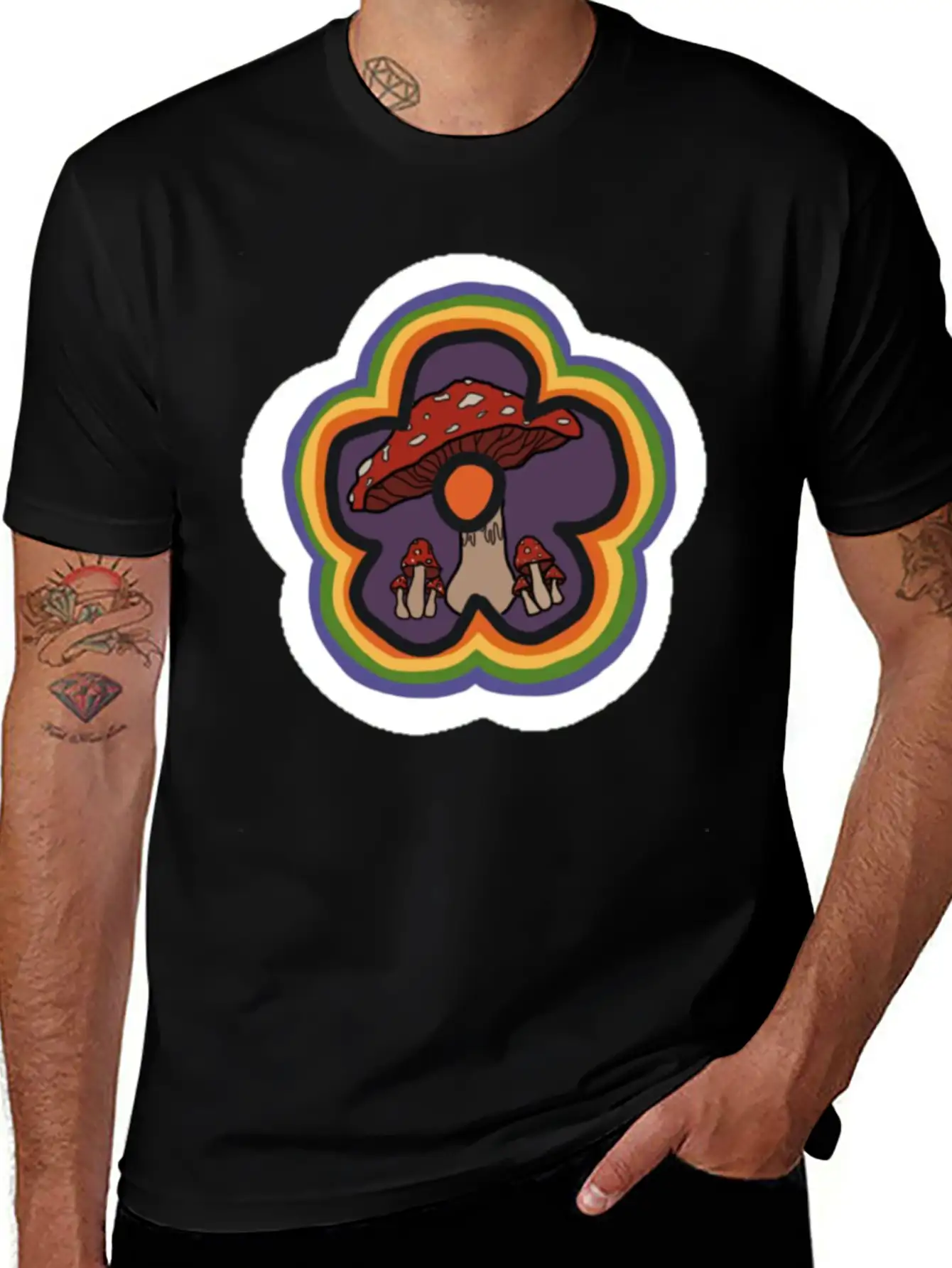 Mushroom Unisex Casual T-Shirt – Clean Design For Daily Comfort