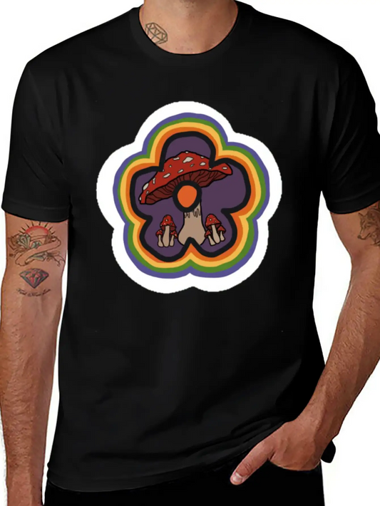 Mushroom Unisex Casual T-Shirt – Clean Design For Daily Comfort