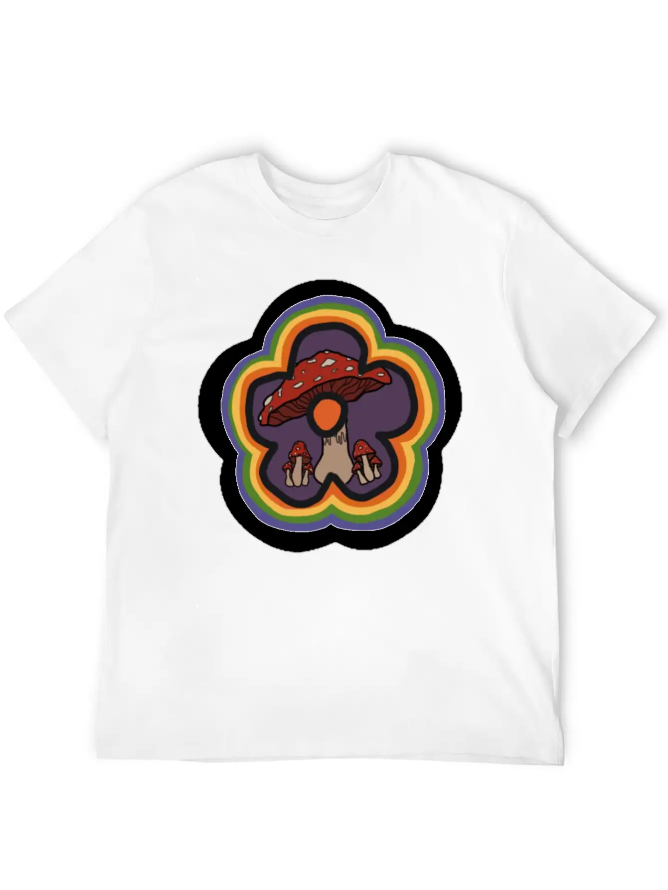 Mushroom Unisex Casual T-Shirt – Clean Design For Daily Comfort