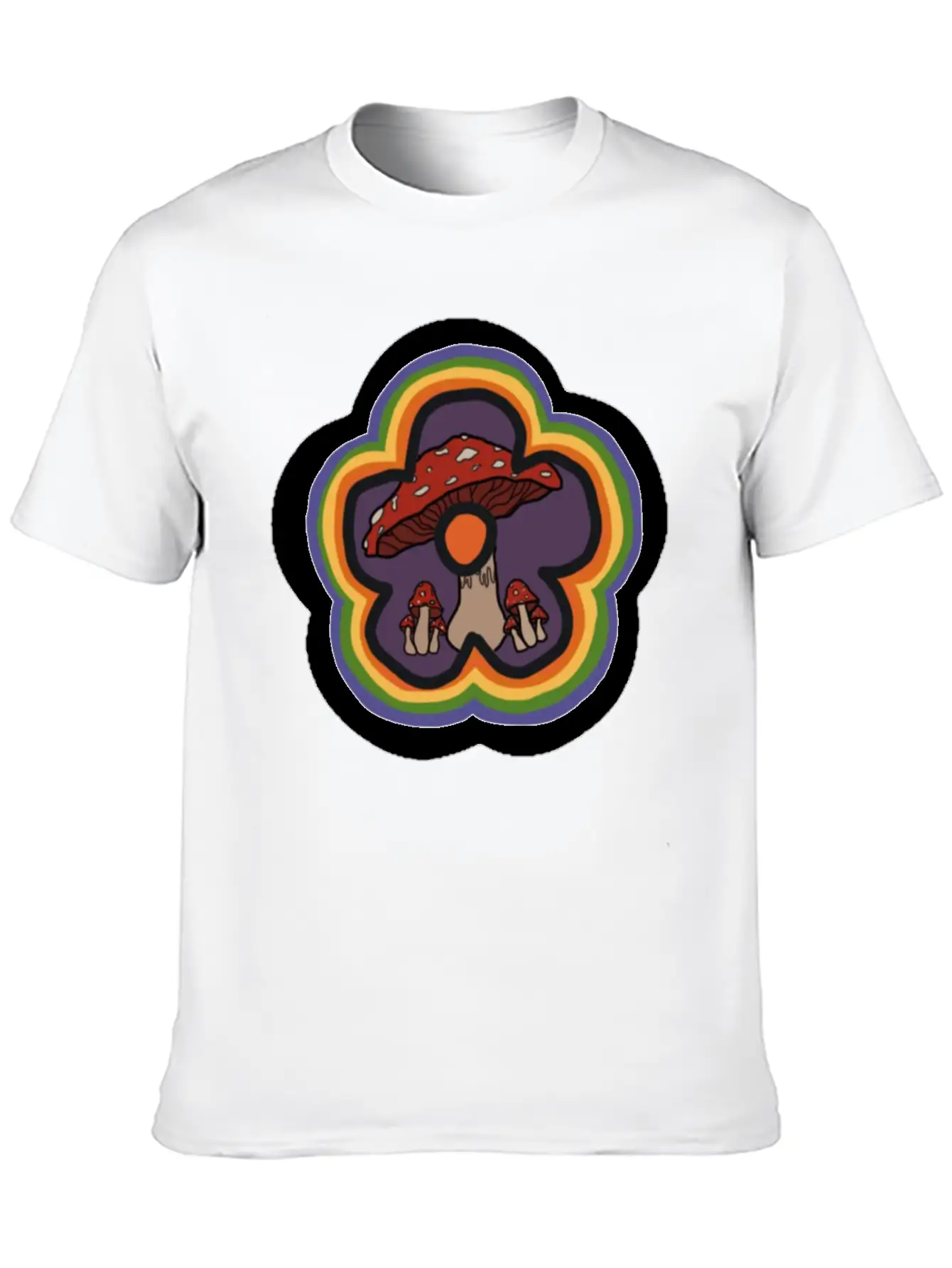 Mushroom Unisex Casual T-Shirt – Clean Design For Daily Comfort