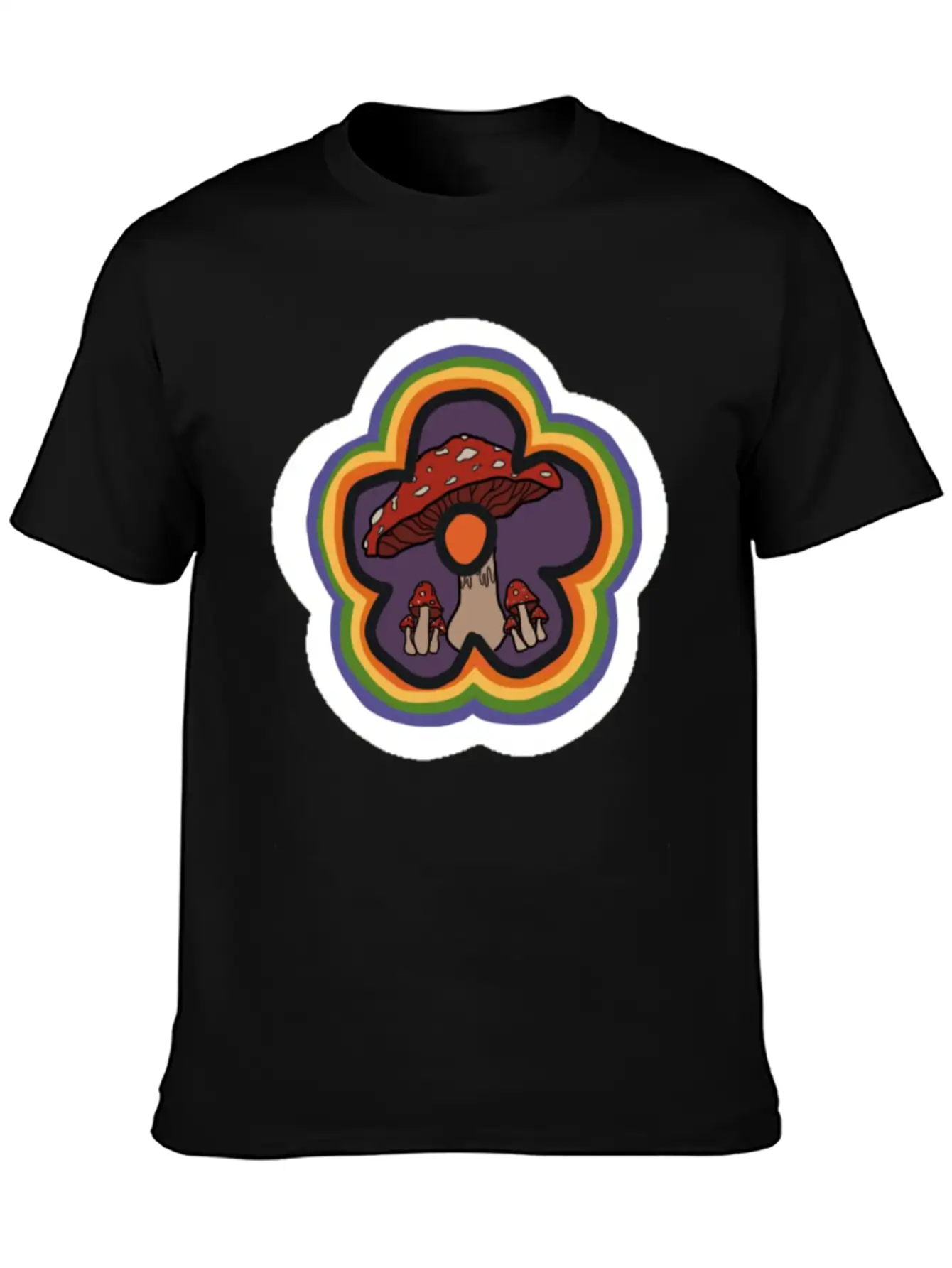 Mushroom Unisex Casual T-Shirt – Clean Design For Daily Comfort