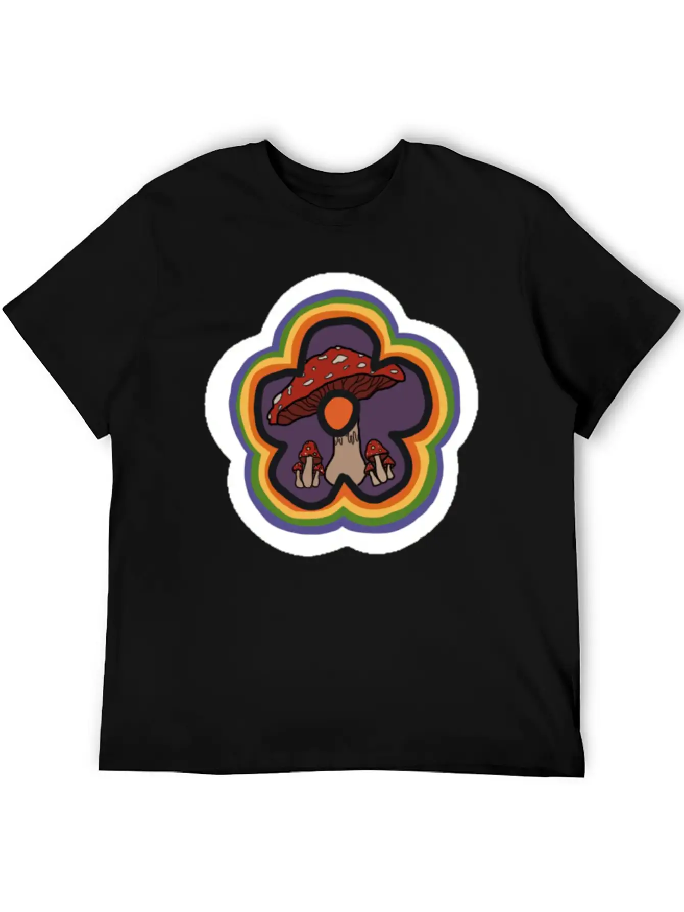 Mushroom Unisex Casual T-Shirt – Clean Design For Daily Comfort