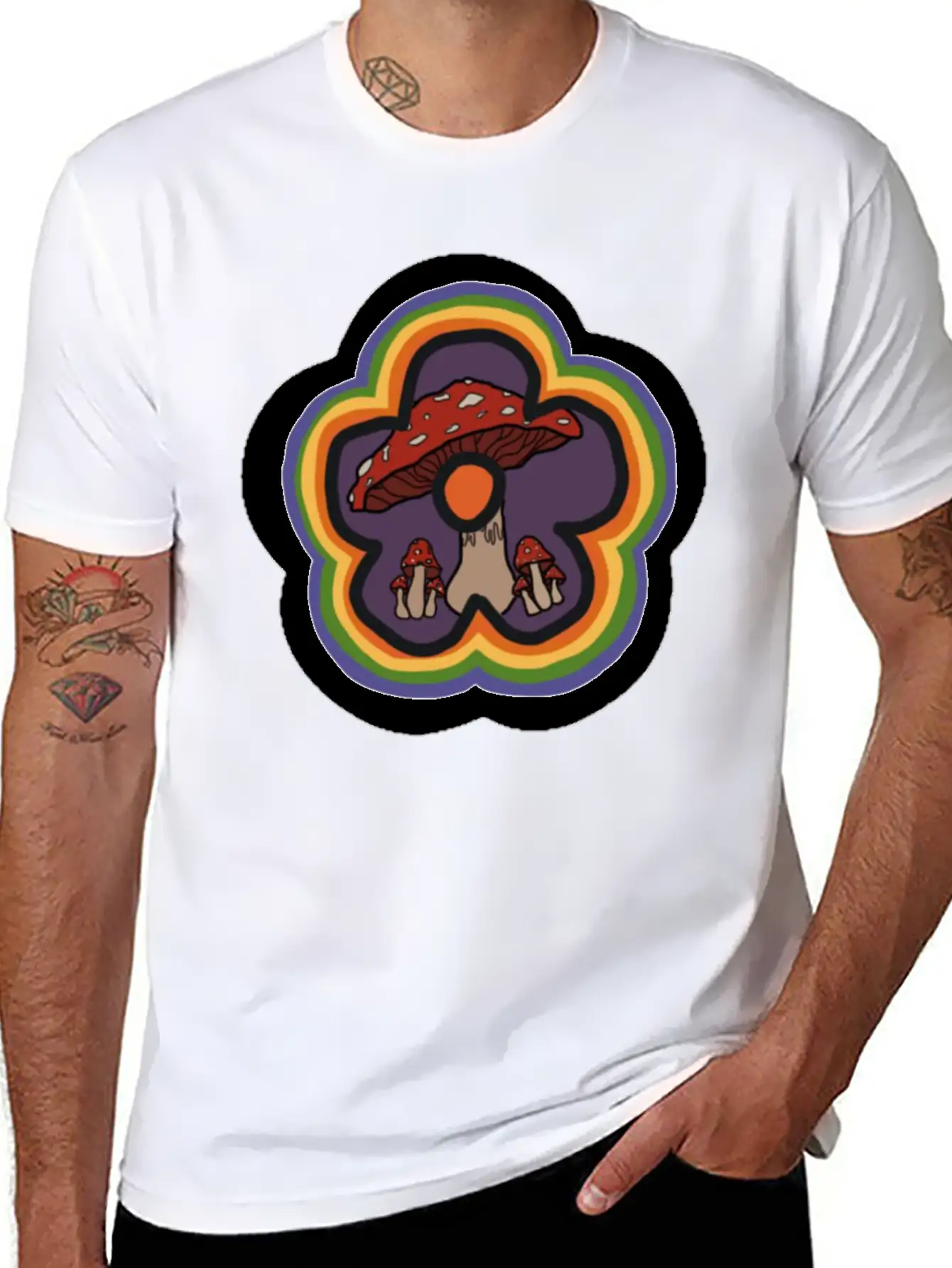 Mushroom Unisex Casual T-Shirt – Clean Design For Daily Comfort