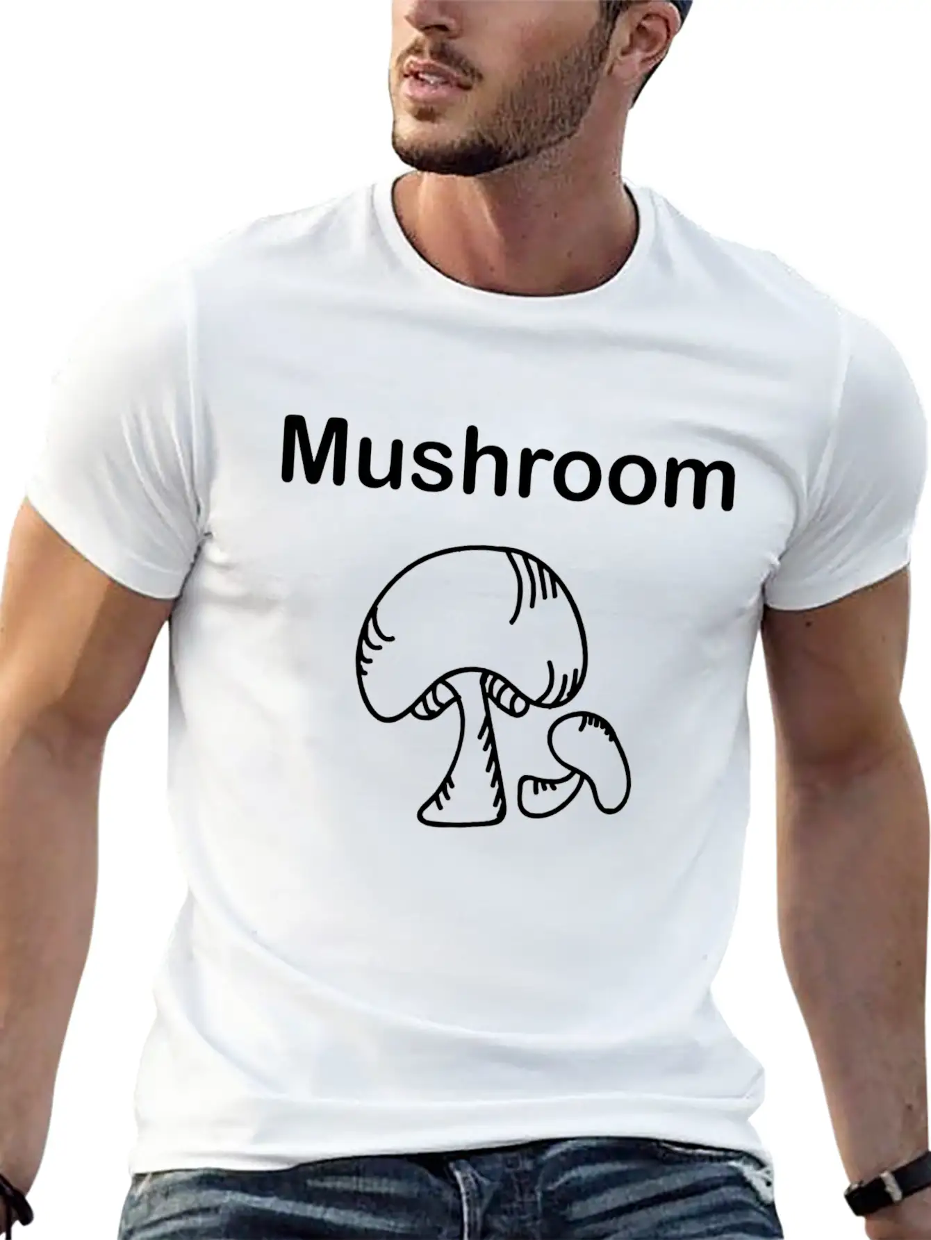 Mushrooms Picker Forest Mushroom Relaxed Everyday Tee – Lightweight And Durable Cotton