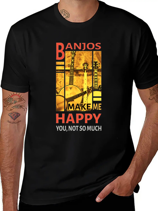 Music - Banjos Stylish Everyday T-Shirt – Unisex Basic Cotton Tee