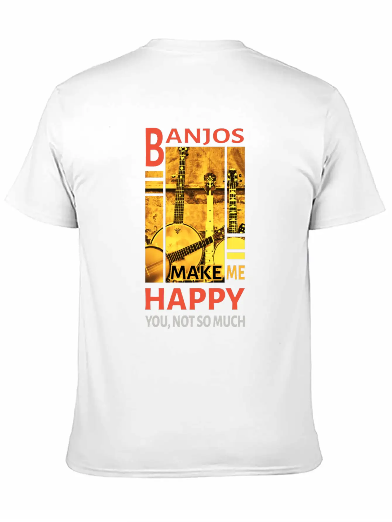 Music - Banjos Stylish Everyday T-Shirt – Unisex Basic Cotton Tee