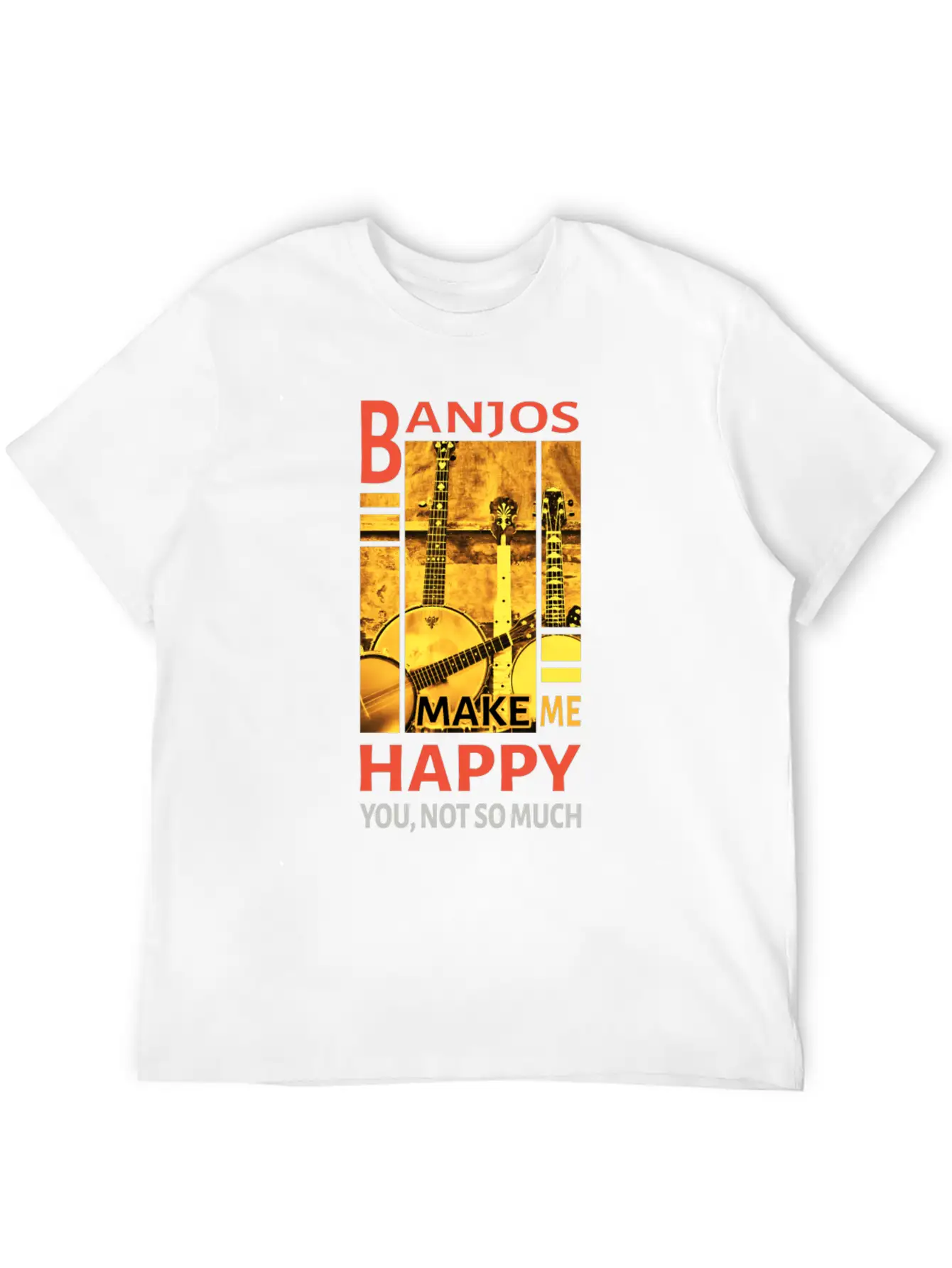 Music - Banjos Stylish Everyday T-Shirt – Unisex Basic Cotton Tee