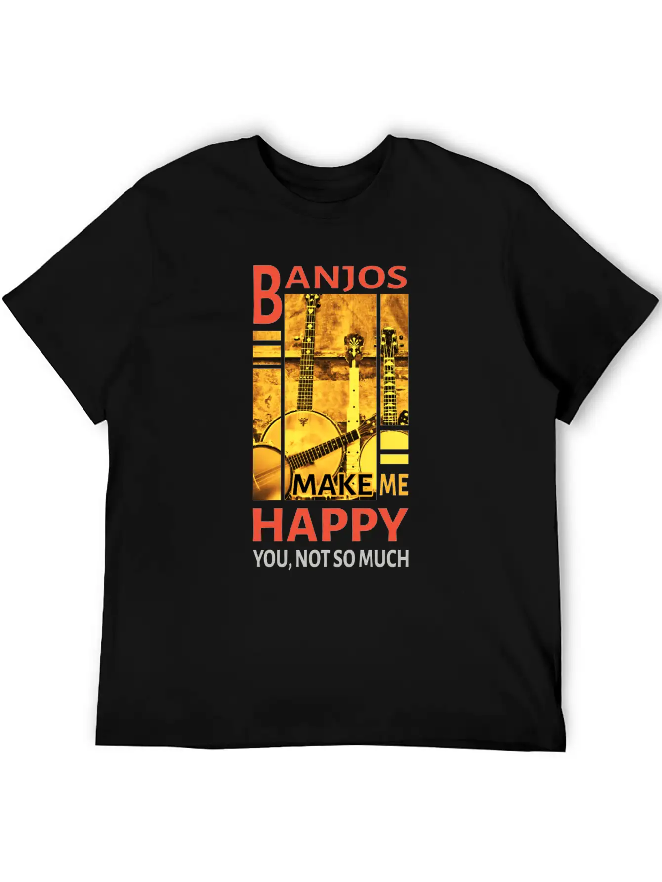 Music - Banjos Stylish Everyday T-Shirt – Unisex Basic Cotton Tee