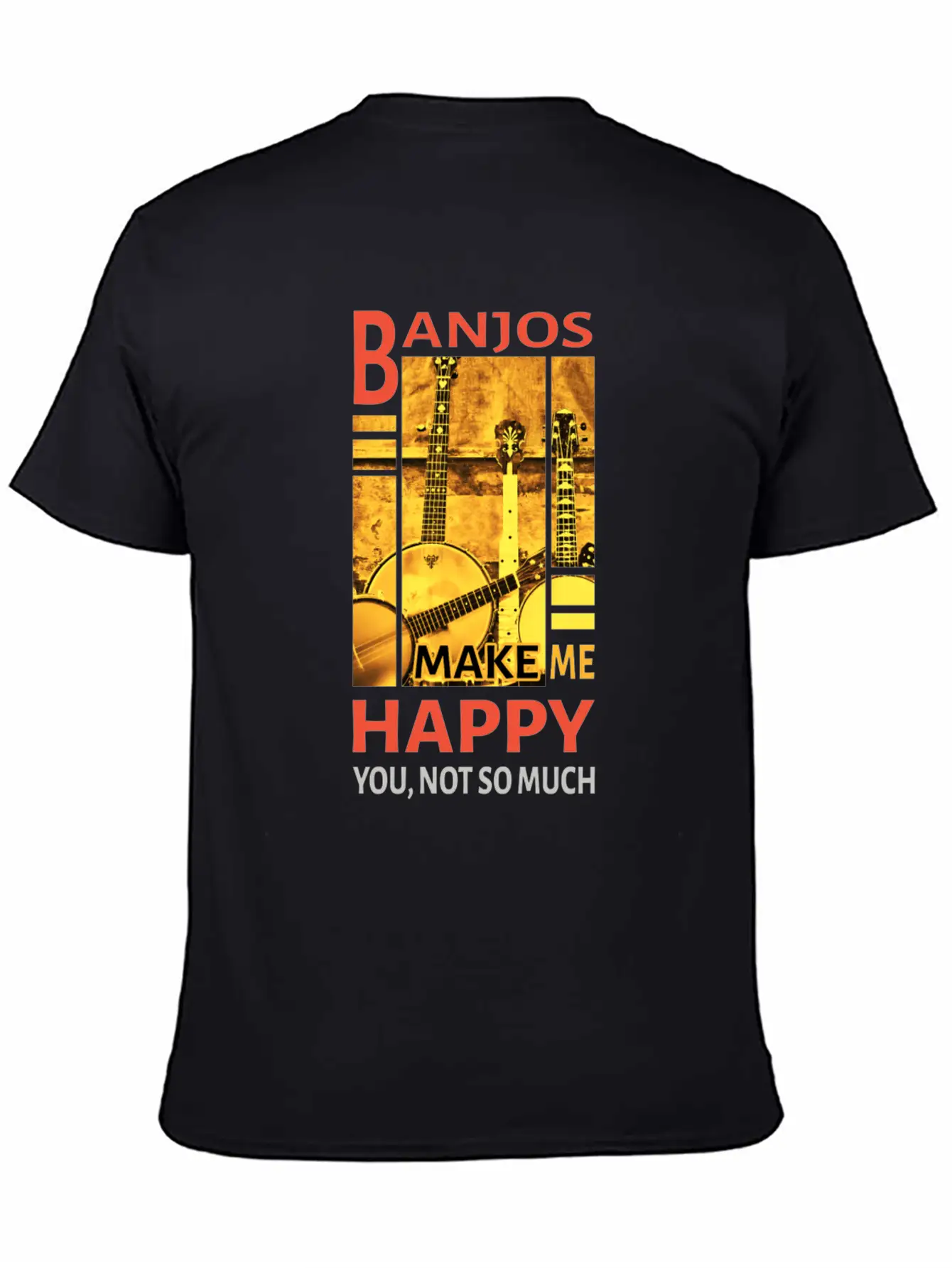 Music - Banjos Stylish Everyday T-Shirt – Unisex Basic Cotton Tee