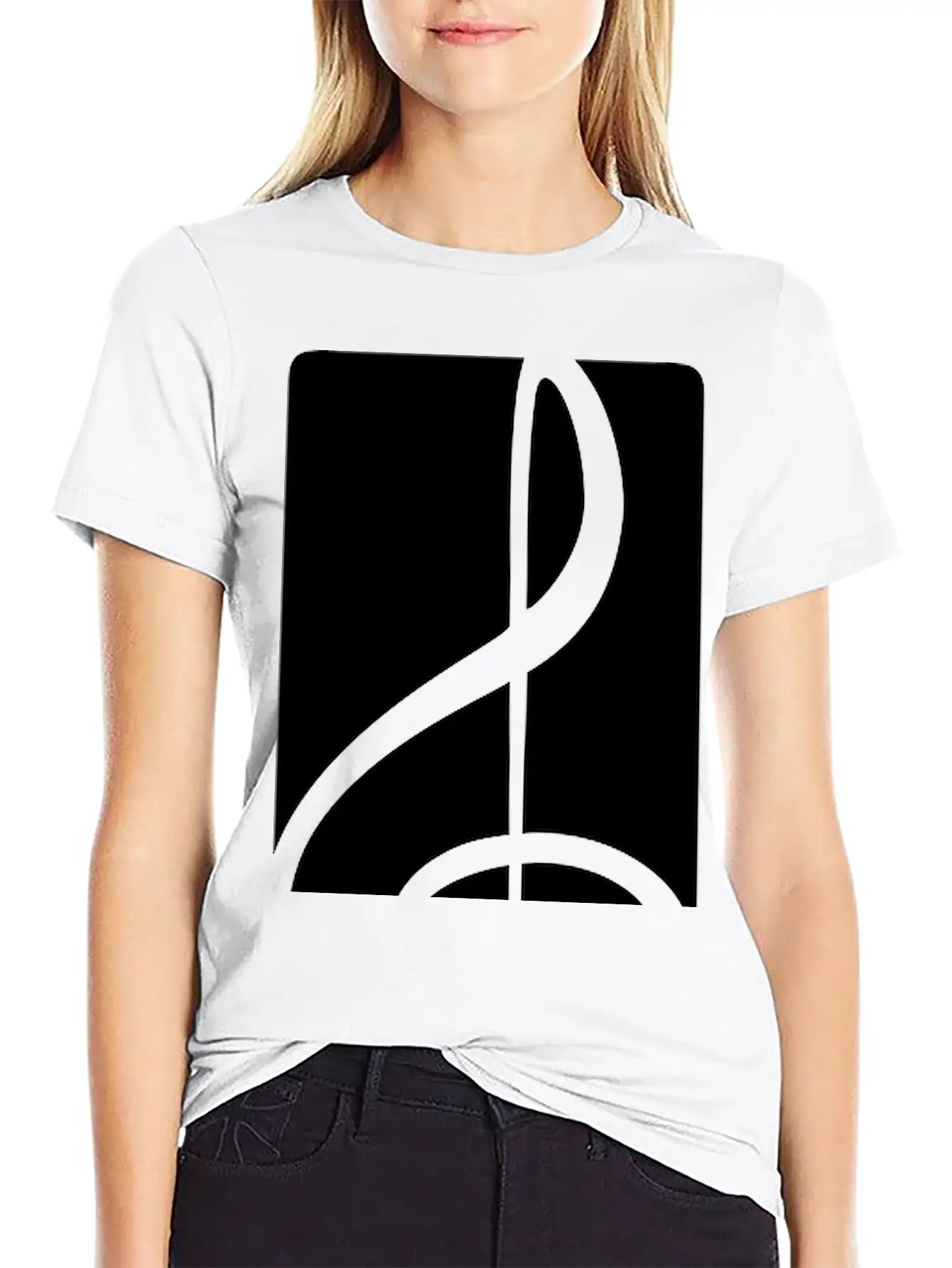 Music Clef Note French Violin Treble Musical Sound Stylish Everyday T-Shirt – Unisex Basic Cotton Tee