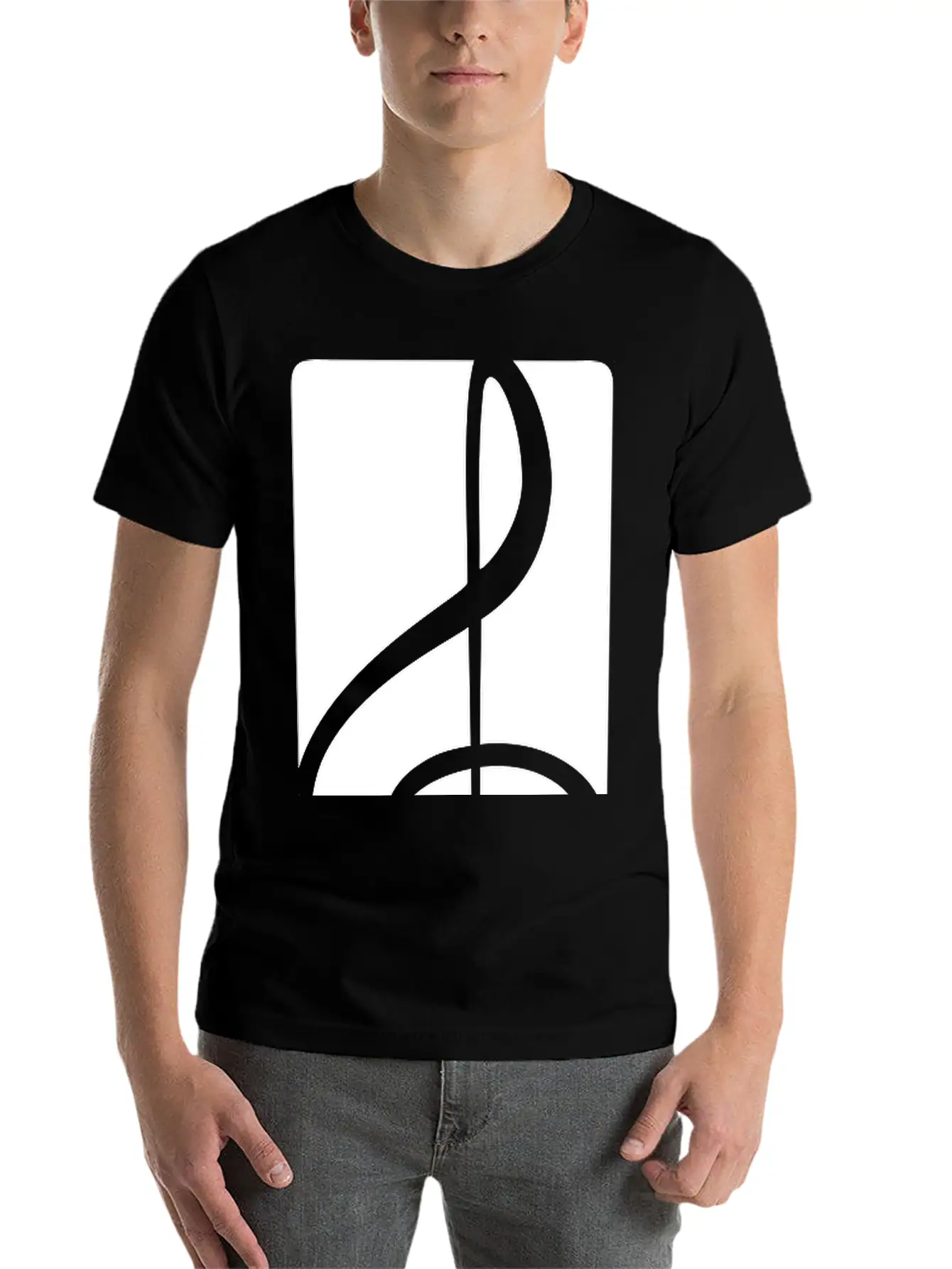 Music Clef Note French Violin Treble Musical Sound Stylish Everyday T-Shirt – Unisex Basic Cotton Tee