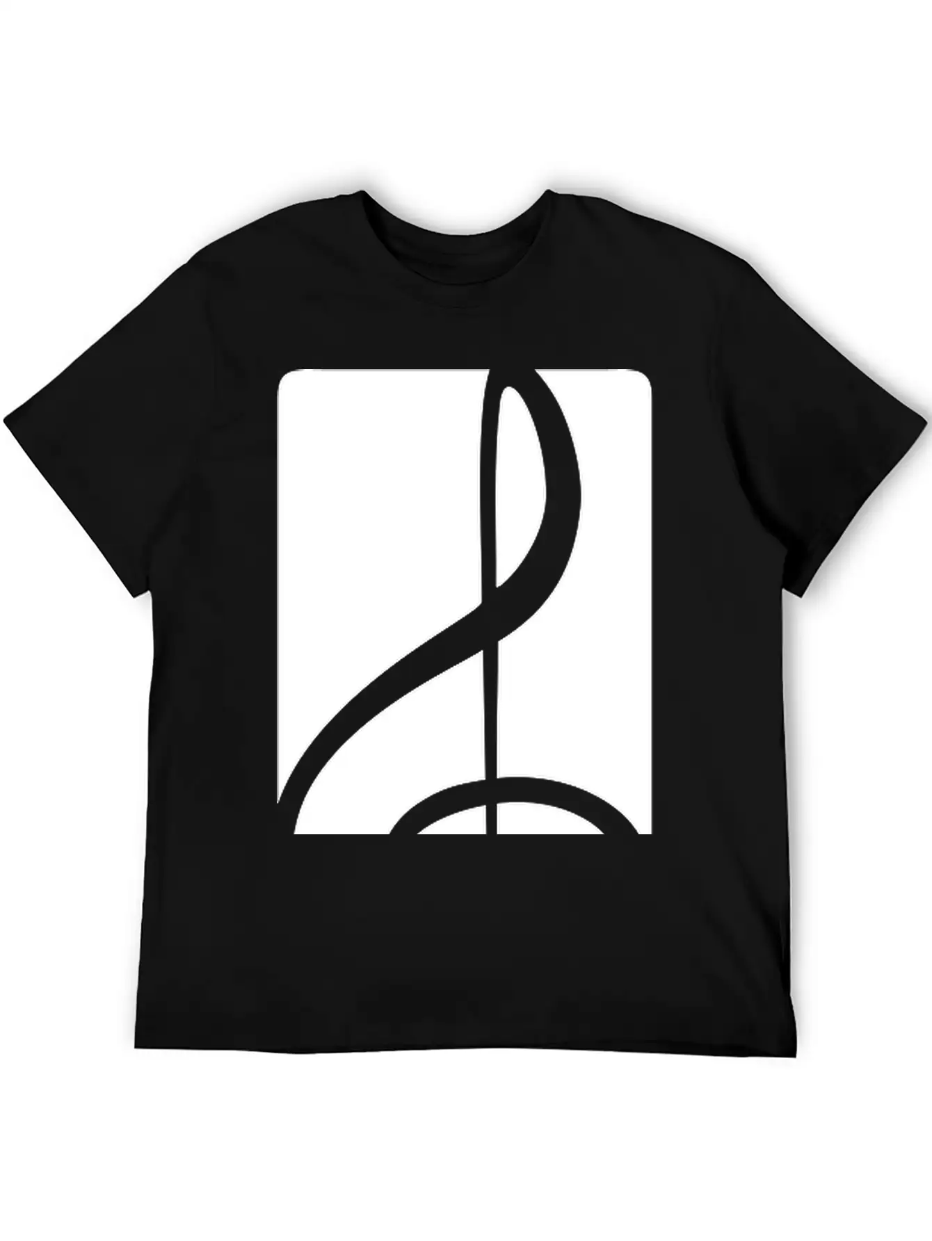 Music Clef Note French Violin Treble Musical Sound Stylish Everyday T-Shirt – Unisex Basic Cotton Tee