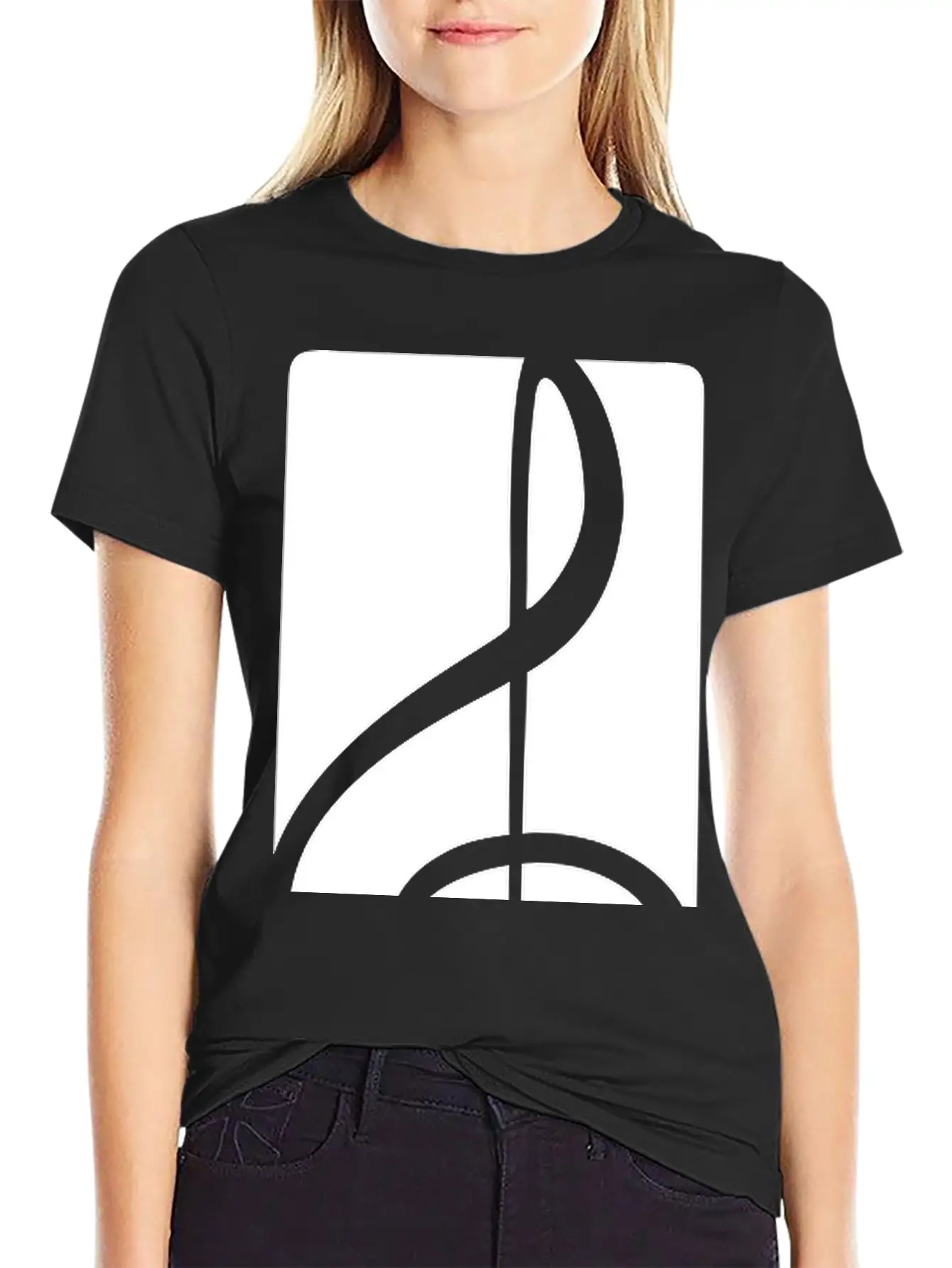 Music Clef Note French Violin Treble Musical Sound Stylish Everyday T-Shirt – Unisex Basic Cotton Tee