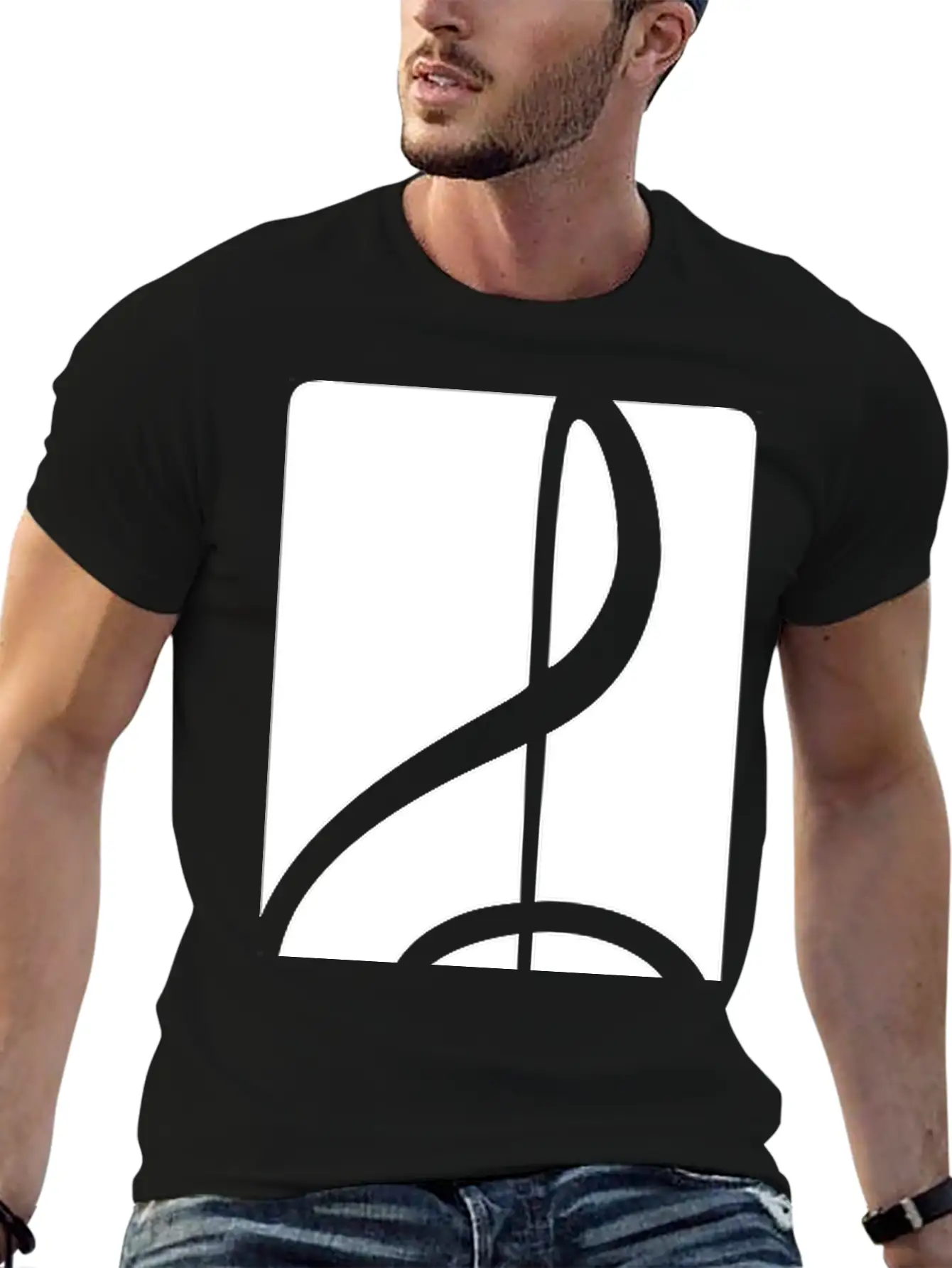 Music Clef Note French Violin Treble Musical Sound Stylish Everyday T-Shirt – Unisex Basic Cotton Tee
