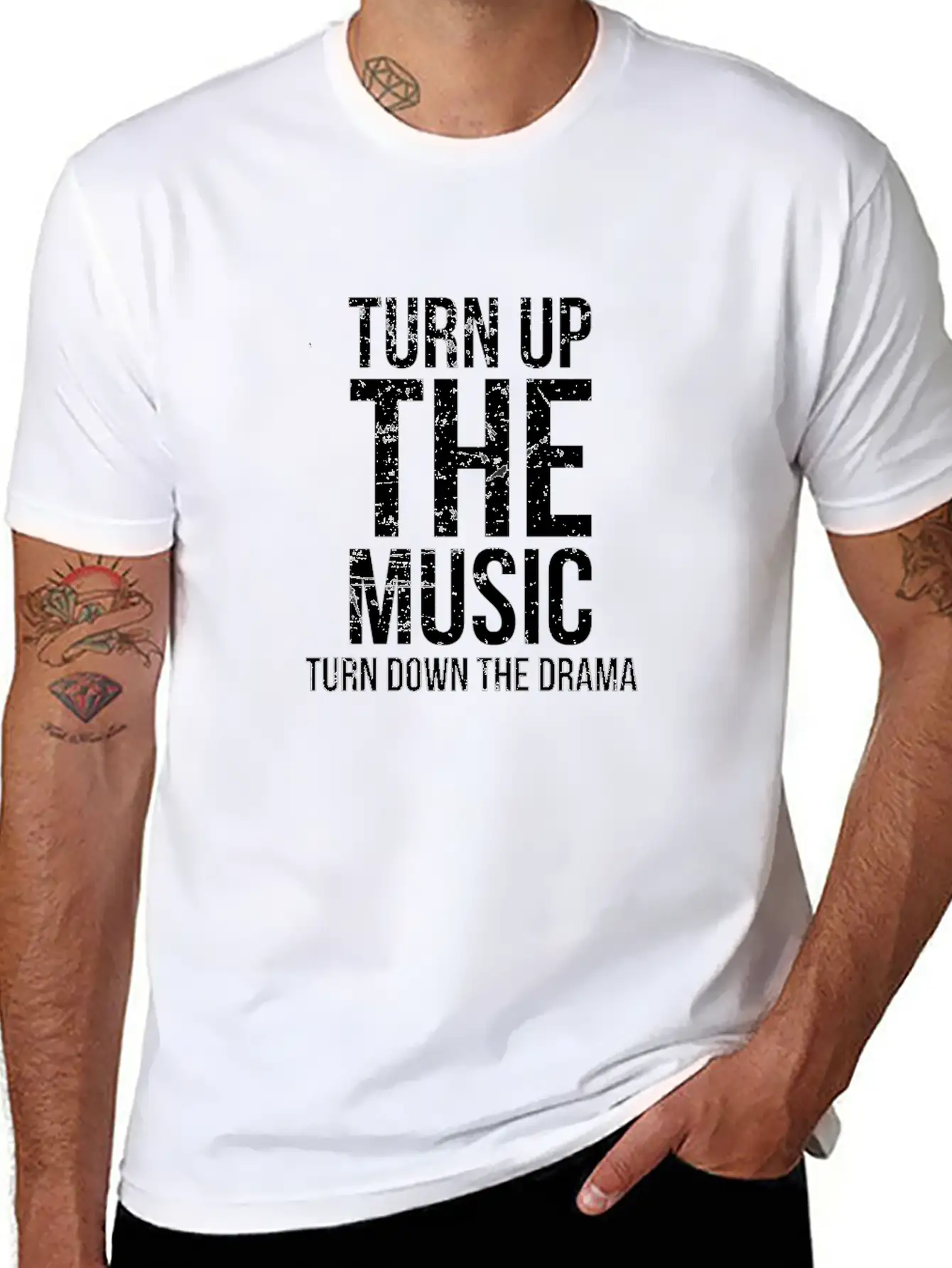 Music DJ Musician Singer Disco Techno Basic Graphic T-Shirt – Daily Comfort In Soft Cotton