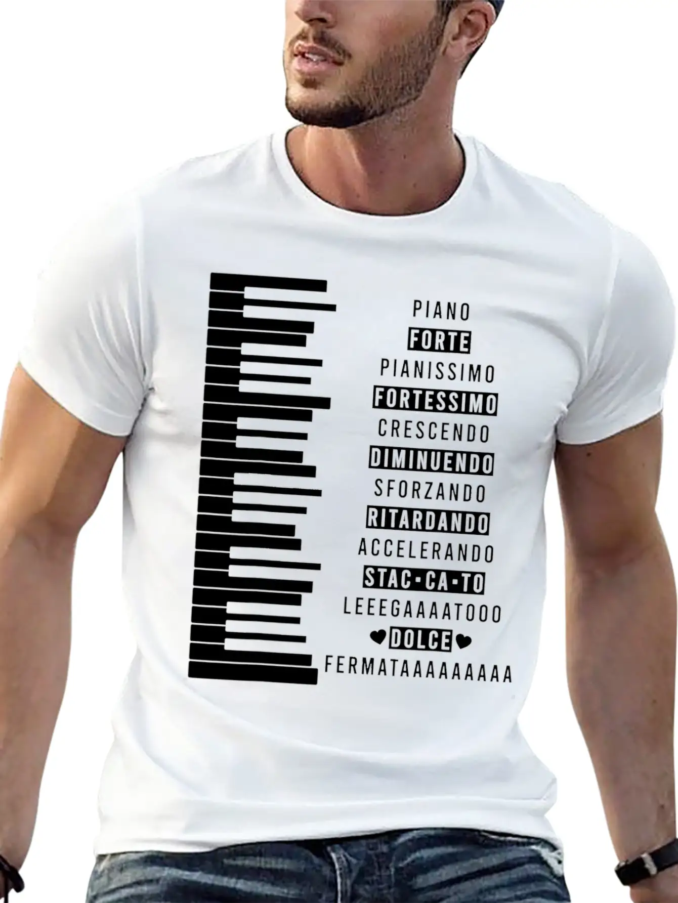 Music Dynamics Theory Musicians Piano Comfortable Minimalist Graphic Tee – Summer Style Essential