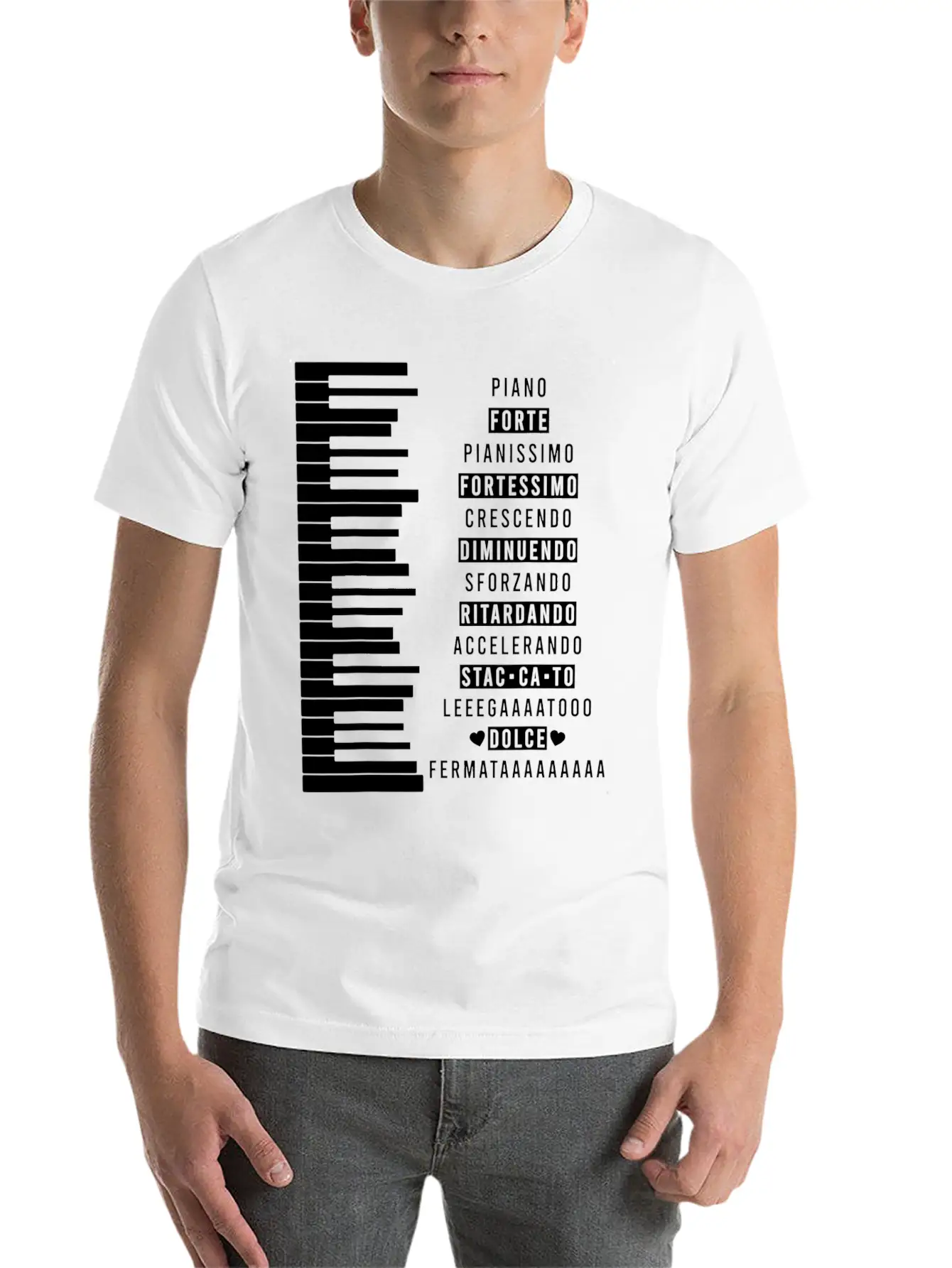 Music Dynamics Theory Musicians Piano Comfortable Minimalist Graphic Tee – Summer Style Essential