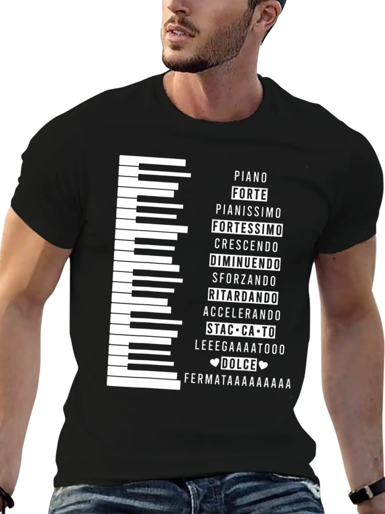 Music Dynamics Theory Musicians Piano Comfortable Minimalist Graphic Tee – Summer Style Essential