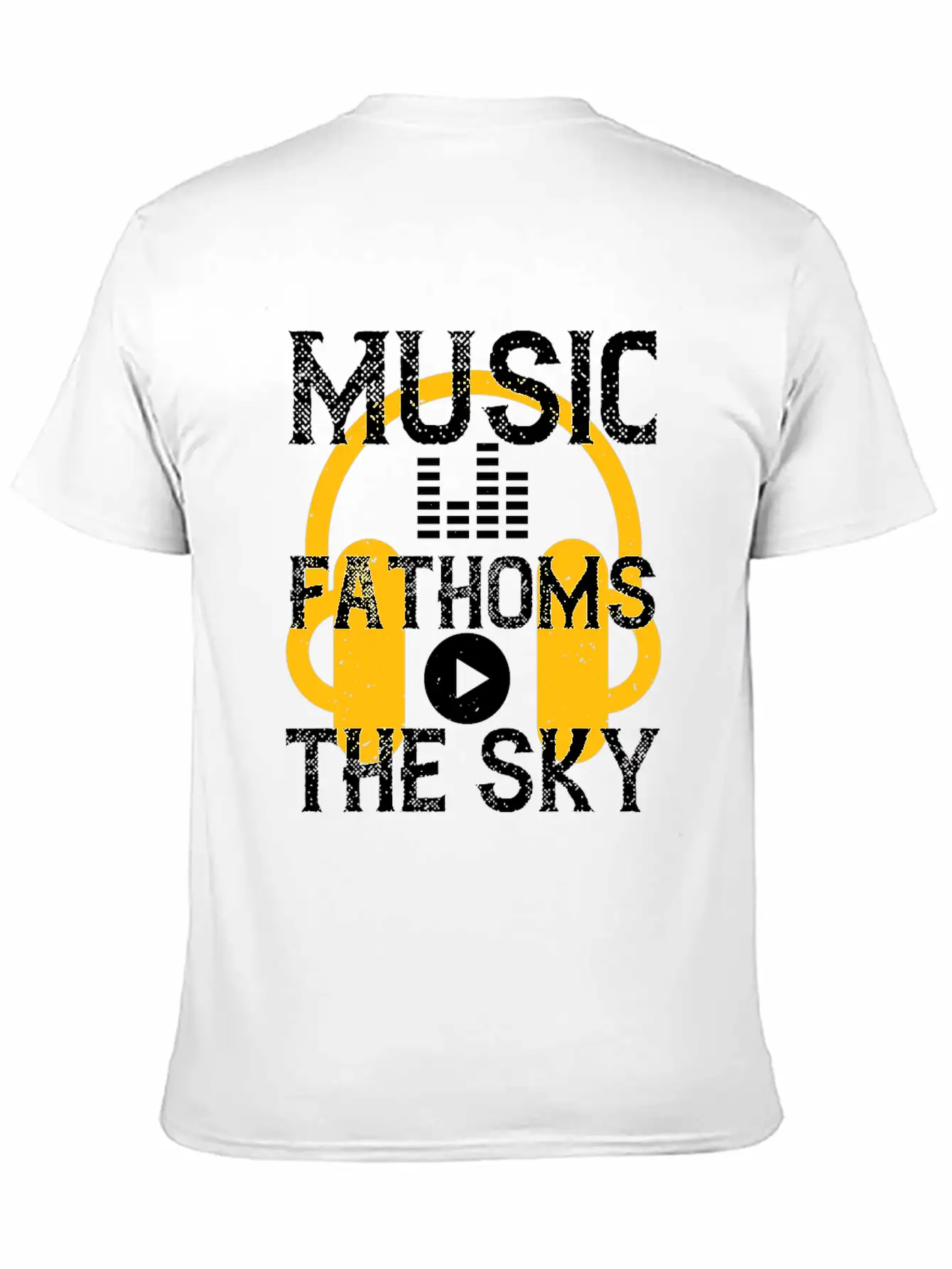 Music Fathoms The Sky Unisex Casual T-Shirt – Clean Design For Daily Comfort