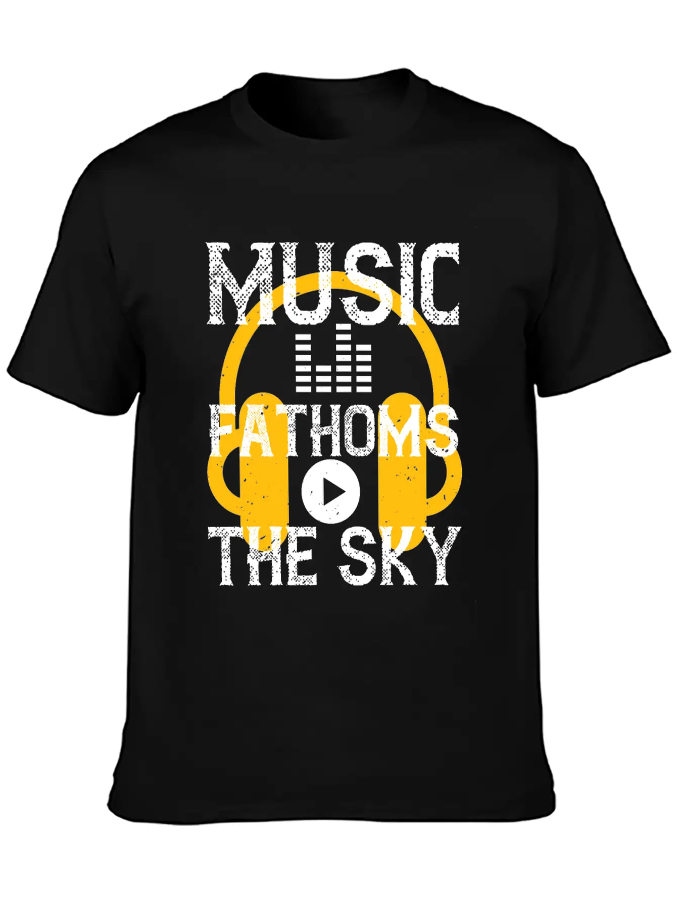 Music Fathoms The Sky Unisex Casual T-Shirt – Clean Design For Daily Comfort