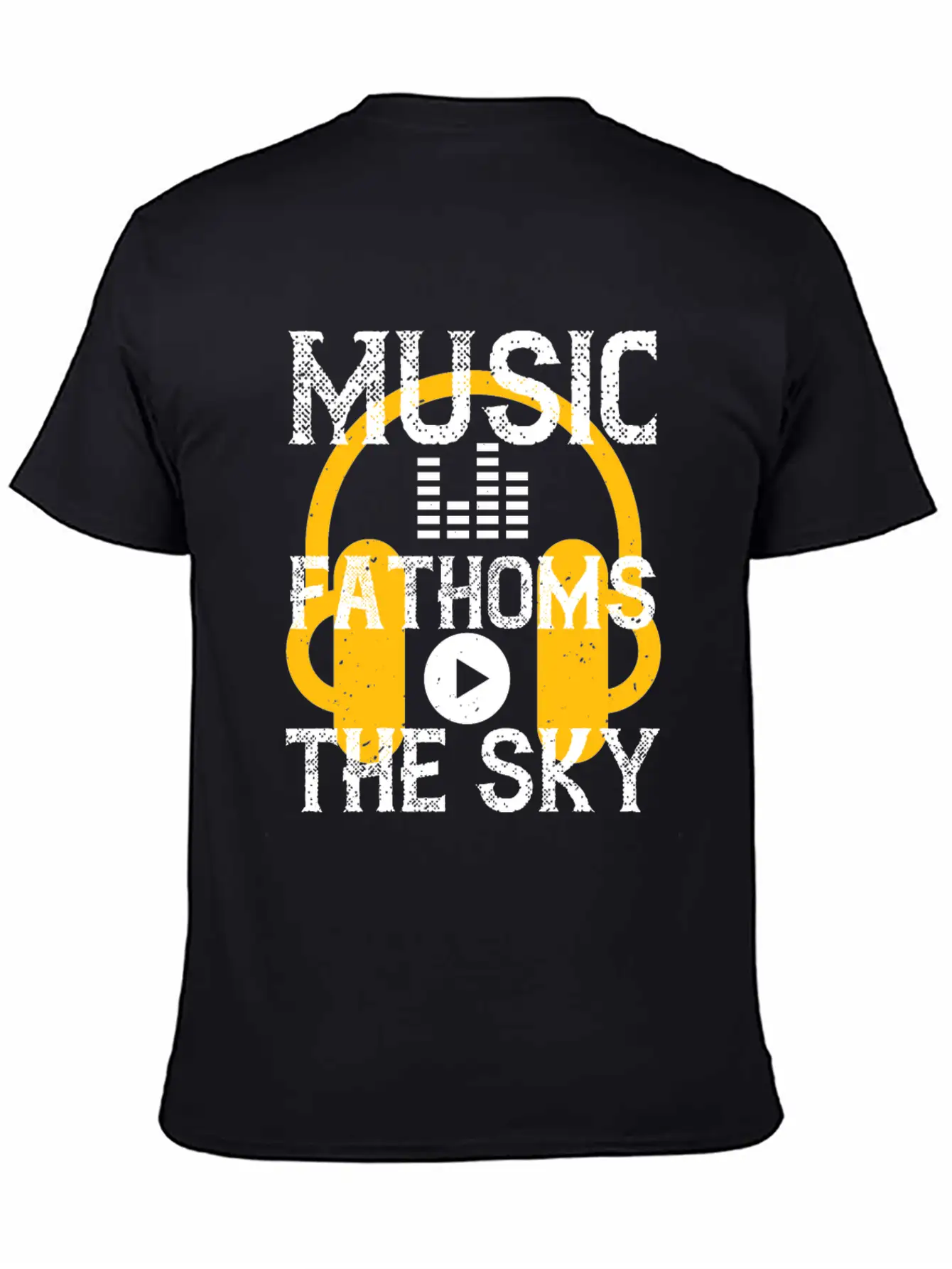 Music Fathoms The Sky Unisex Casual T-Shirt – Clean Design For Daily Comfort