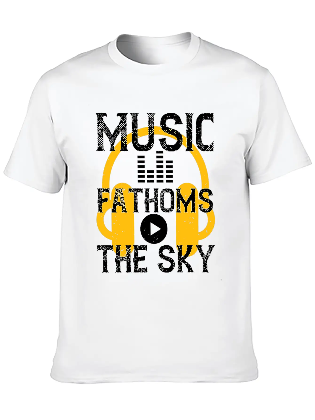 Music Fathoms The Sky Unisex Casual T-Shirt – Clean Design For Daily Comfort