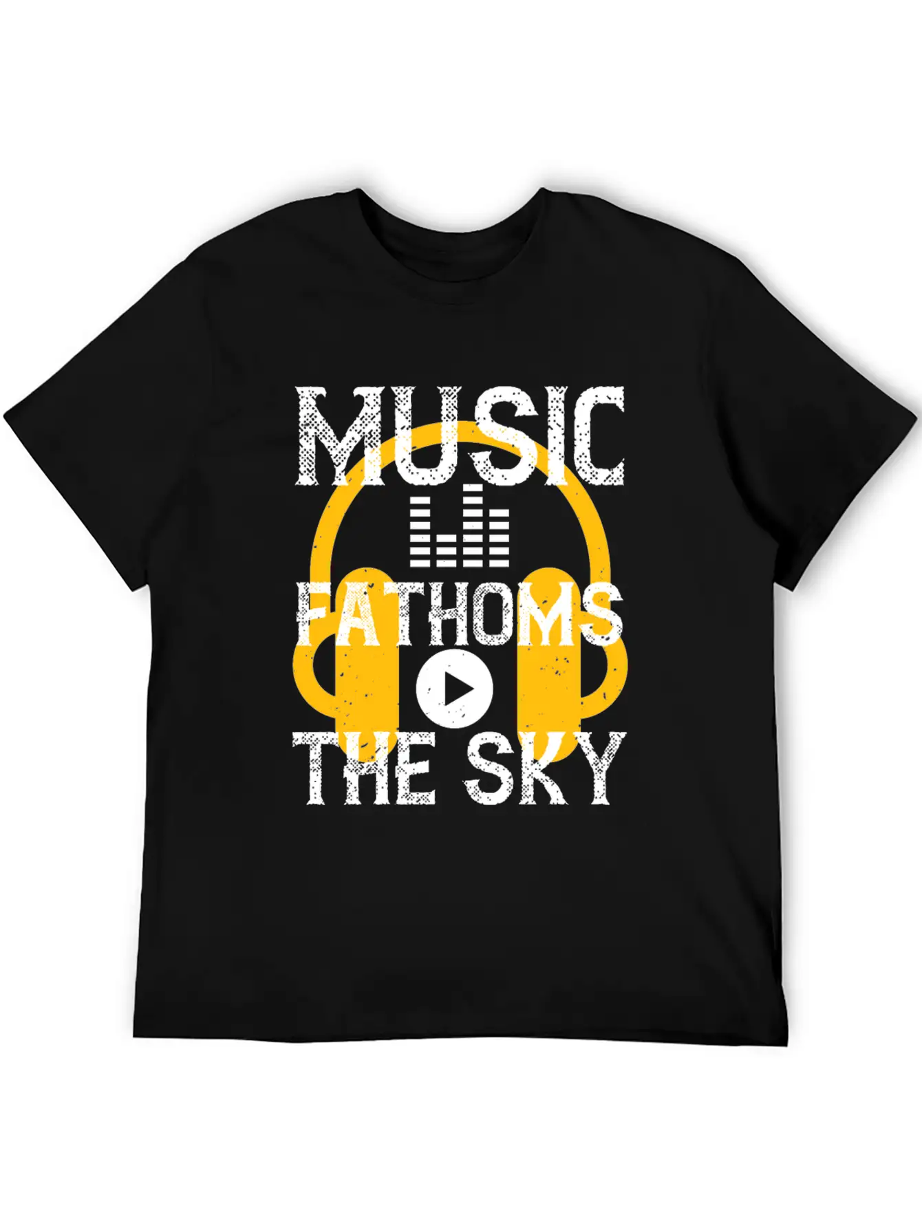Music Fathoms The Sky Unisex Casual T-Shirt – Clean Design For Daily Comfort