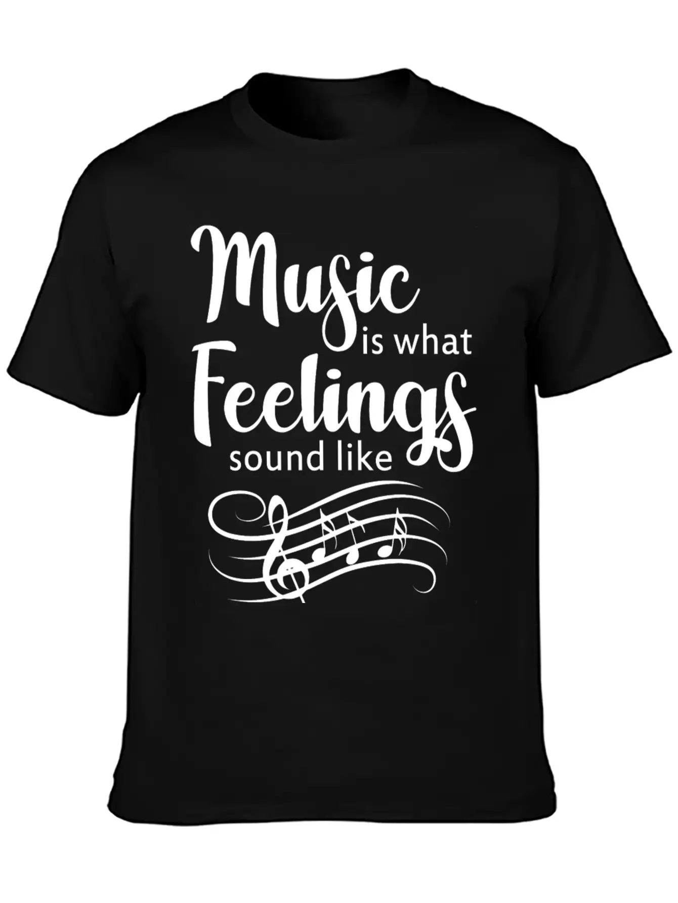 Music Feelings Band Gift Raving Concert Party Stylish Everyday T-Shirt – Unisex Basic Cotton Tee