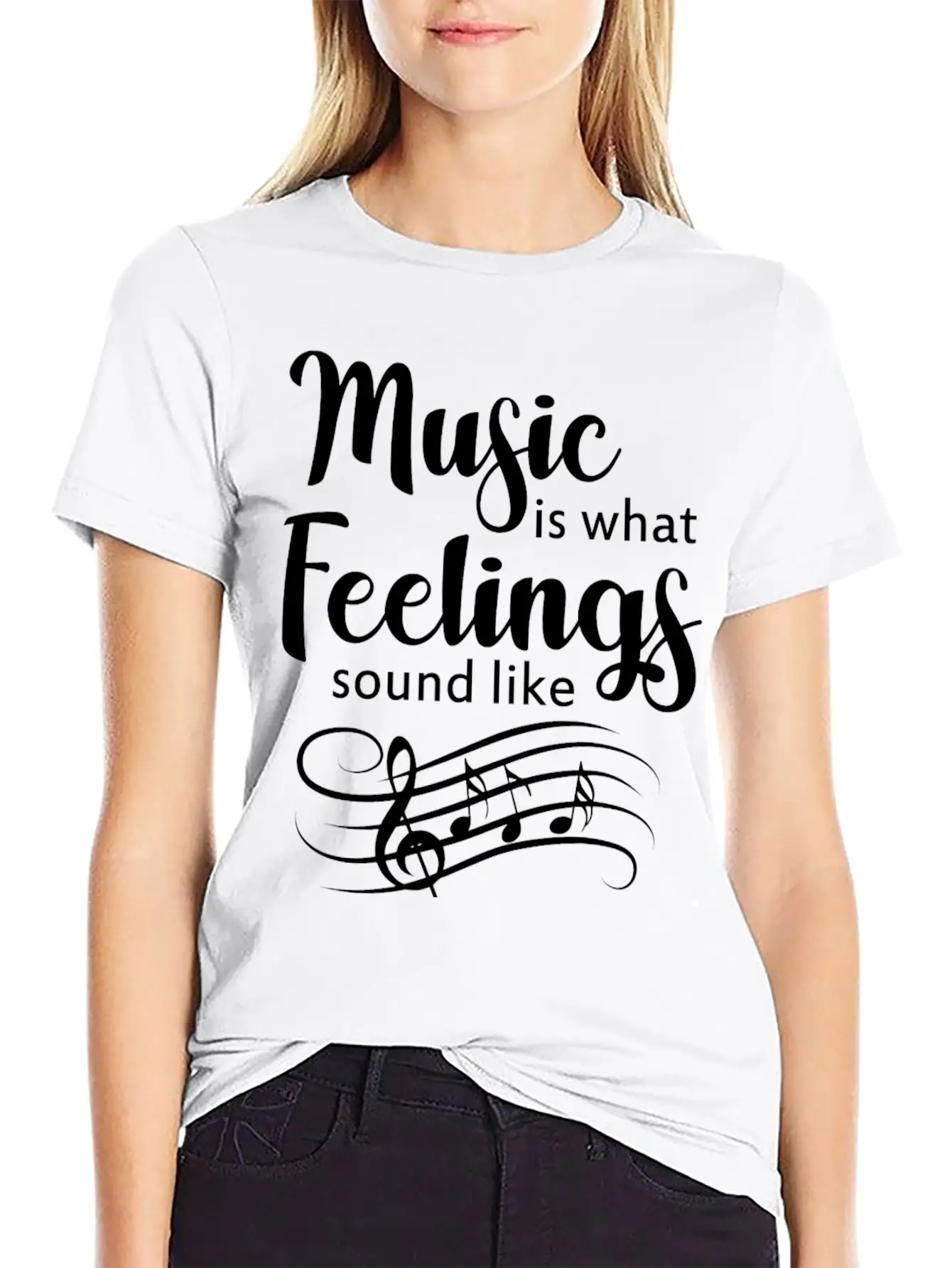 Music Feelings Band Gift Raving Concert Party Stylish Everyday T-Shirt – Unisex Basic Cotton Tee