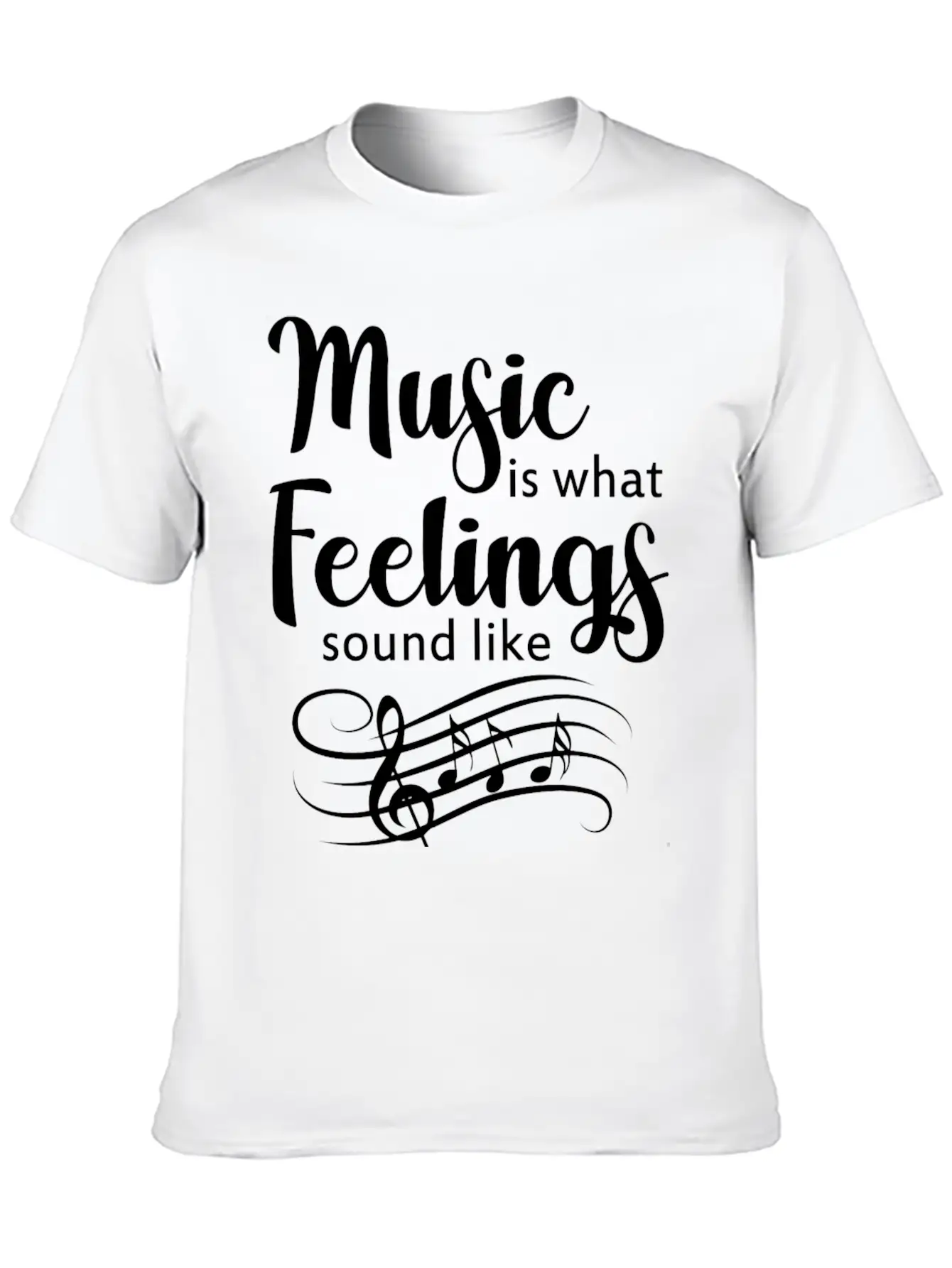 Music Feelings Band Gift Raving Concert Party Stylish Everyday T-Shirt – Unisex Basic Cotton Tee