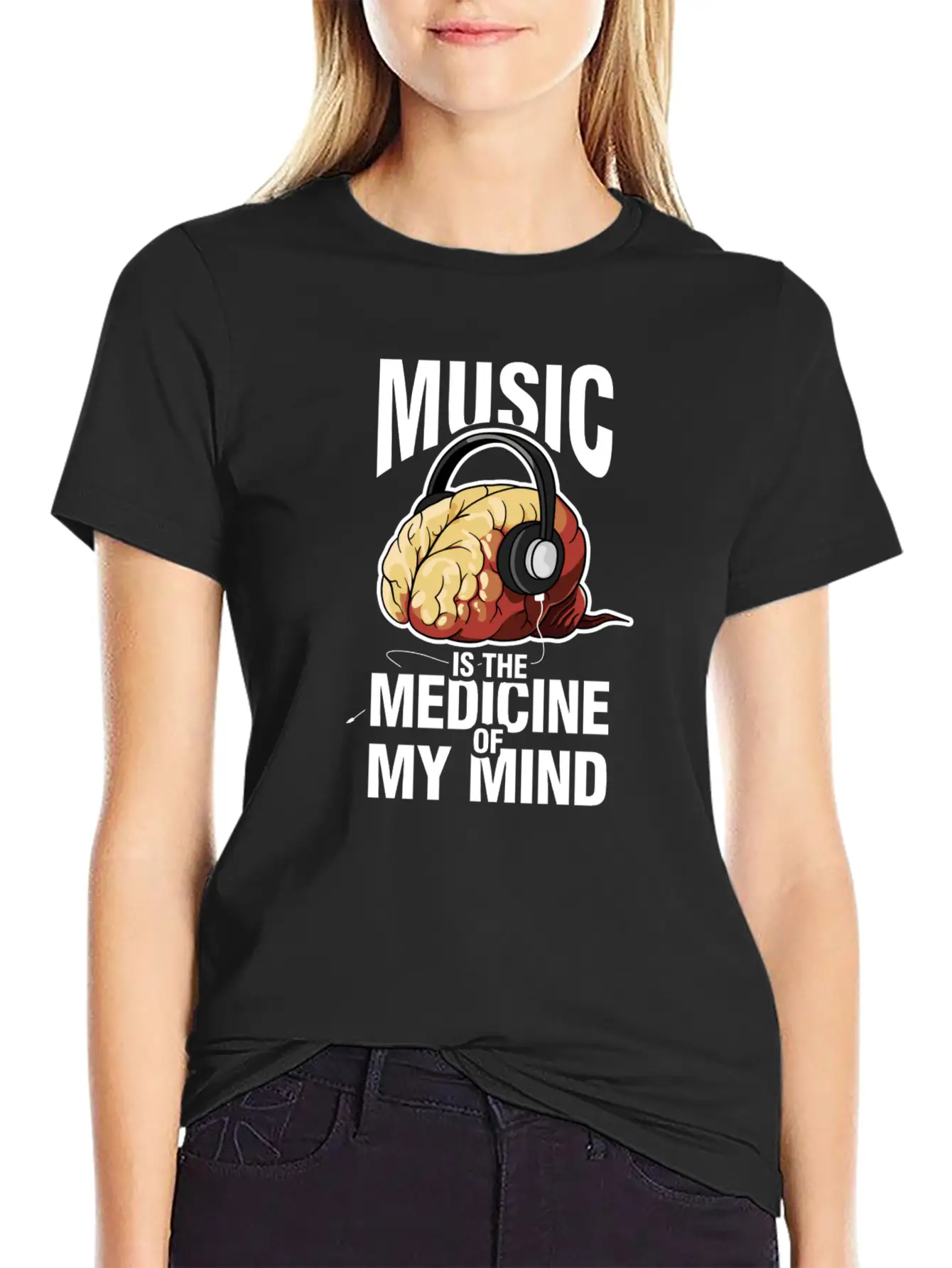 Music Headphones Mind Timeless Short Sleeve Tee – Comfy And Minimalist Design