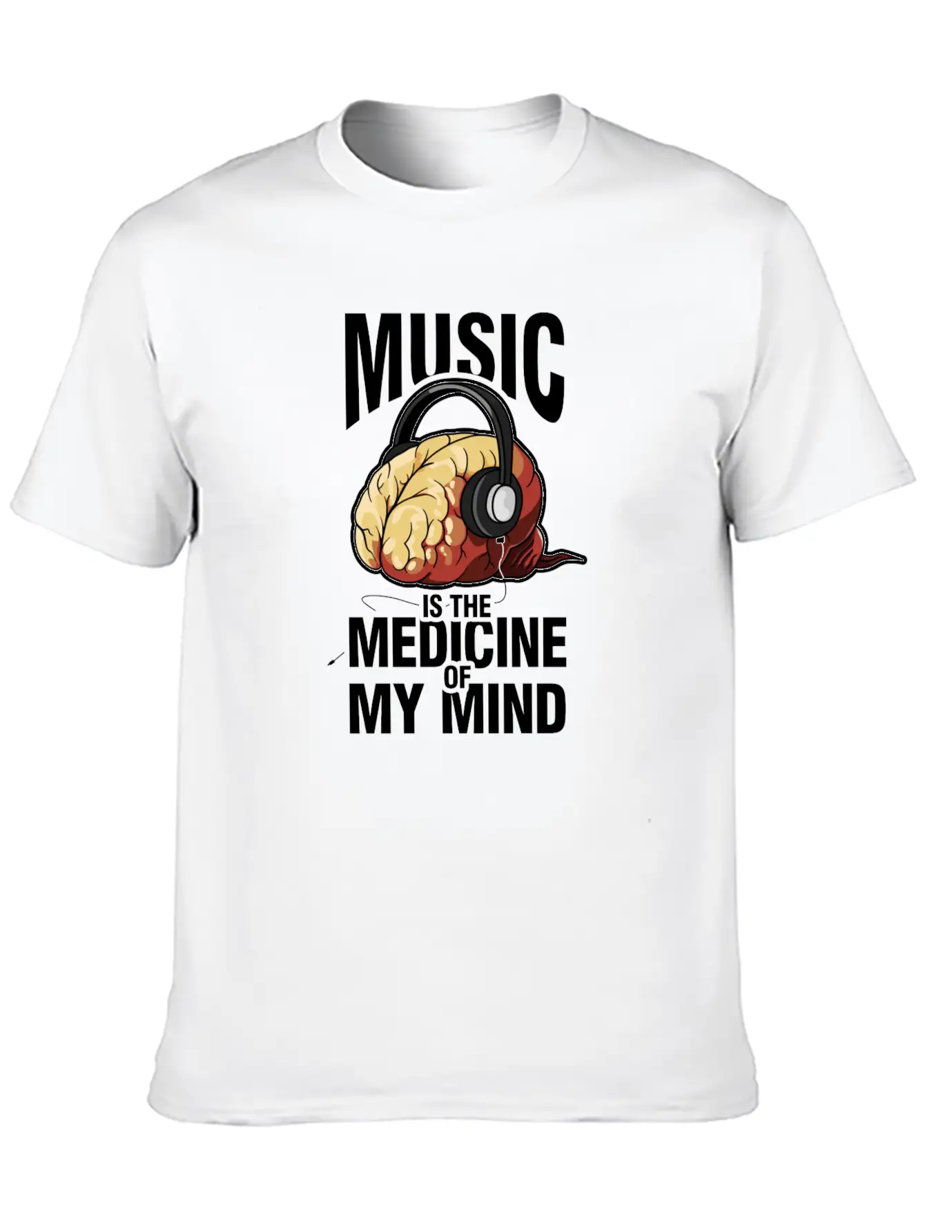 Music Headphones Mind Timeless Short Sleeve Tee – Comfy And Minimalist Design