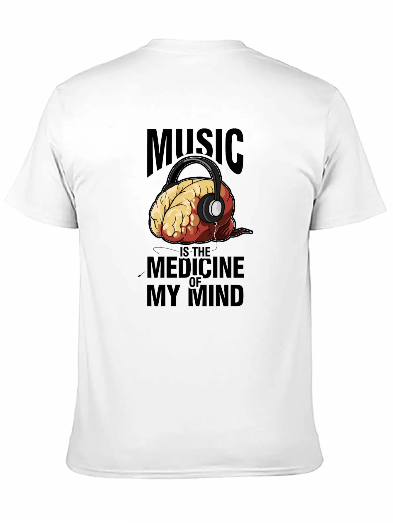 Music Headphones Mind Timeless Short Sleeve Tee – Comfy And Minimalist Design