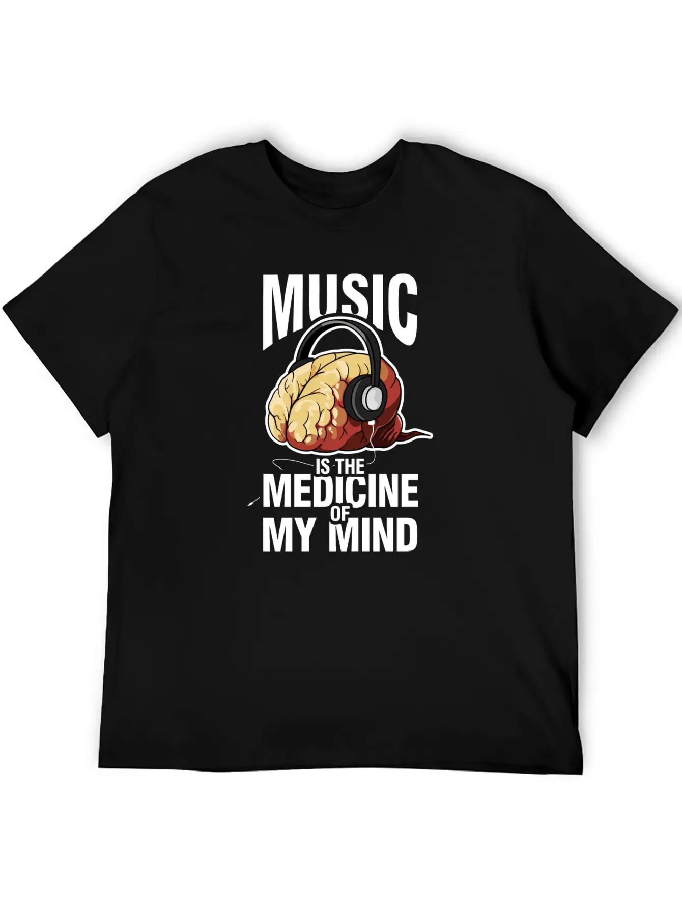 Music Headphones Mind Timeless Short Sleeve Tee – Comfy And Minimalist Design