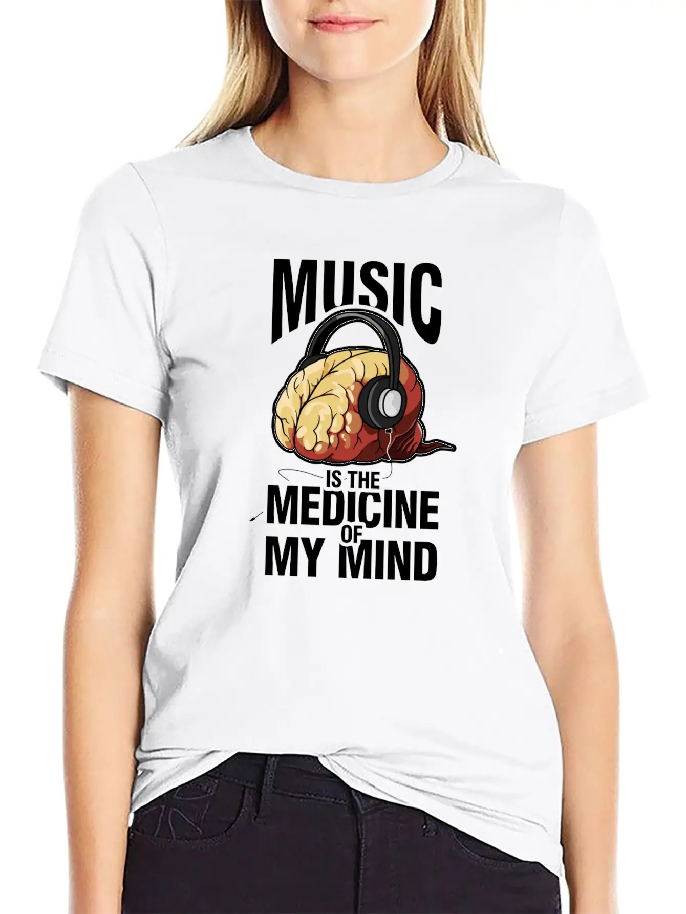 Music Headphones Mind Timeless Short Sleeve Tee – Comfy And Minimalist Design