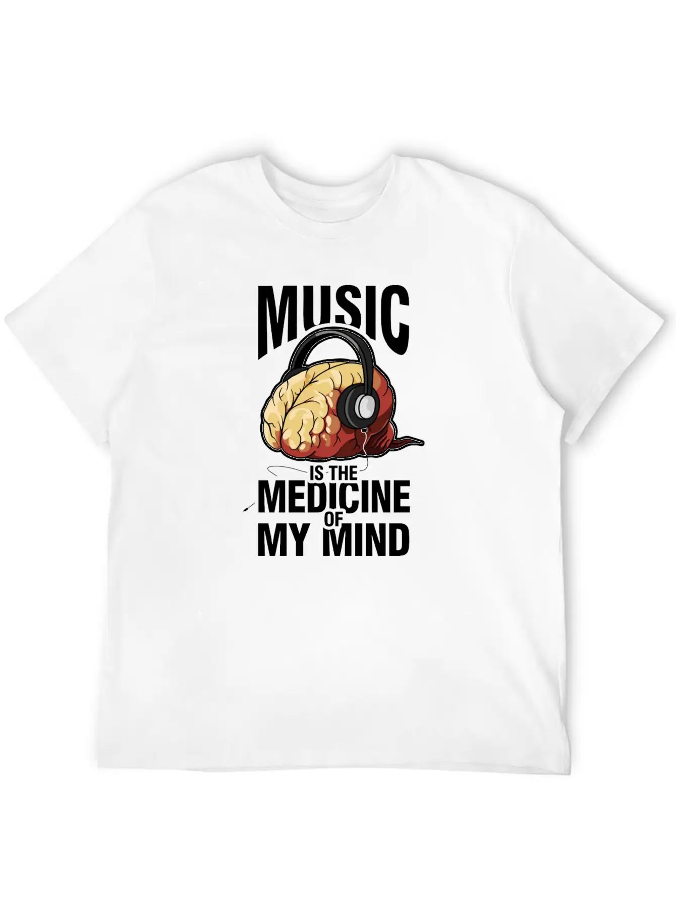 Music Headphones Mind Timeless Short Sleeve Tee – Comfy And Minimalist Design