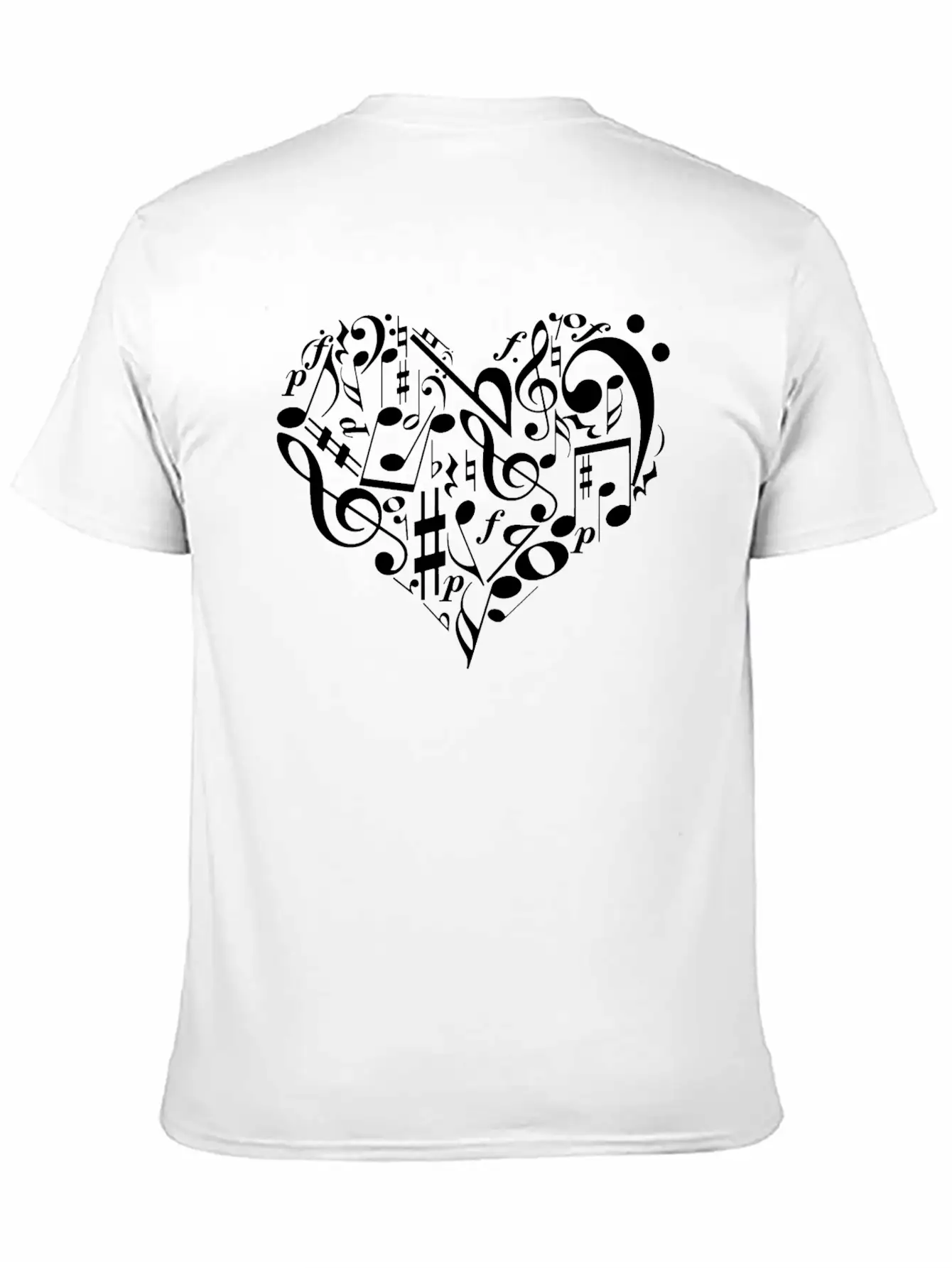 Music Heart Timeless Short Sleeve Tee – Comfy And Minimalist Design