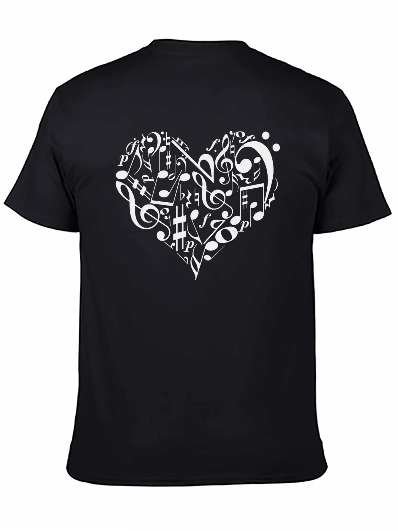 Music Heart Timeless Short Sleeve Tee – Comfy And Minimalist Design