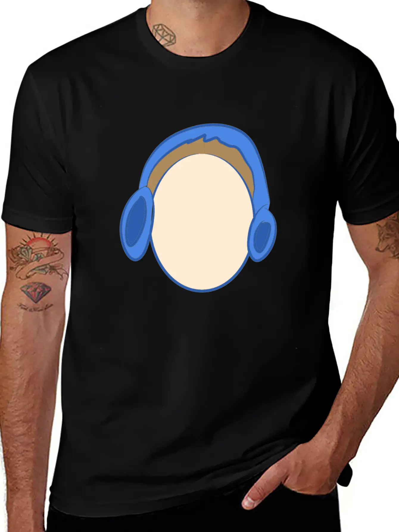 Music Icon Headphones Essential Unisex Summer Tee – Soft Cotton Casual Fit