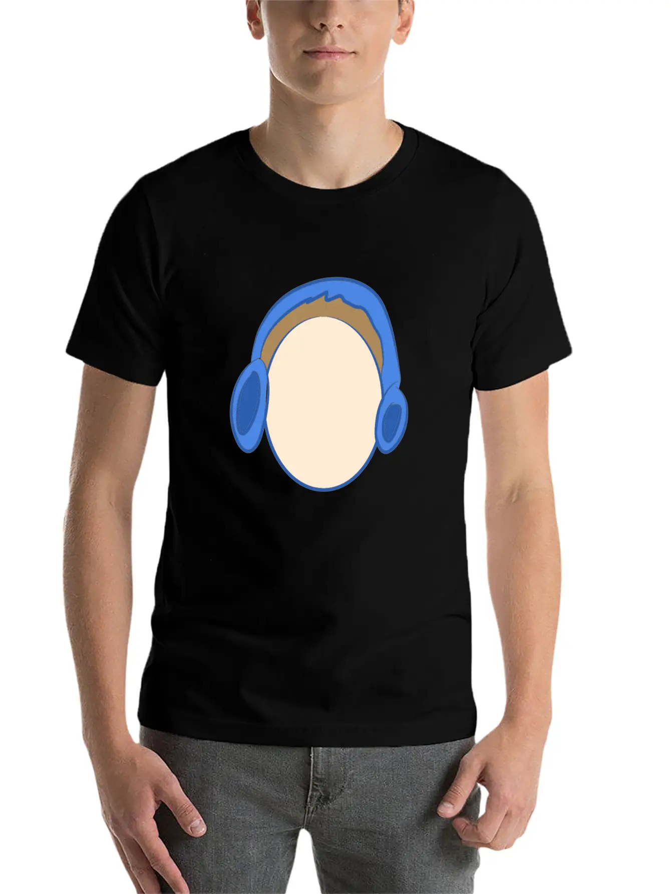 Music Icon Headphones Essential Unisex Summer Tee – Soft Cotton Casual Fit