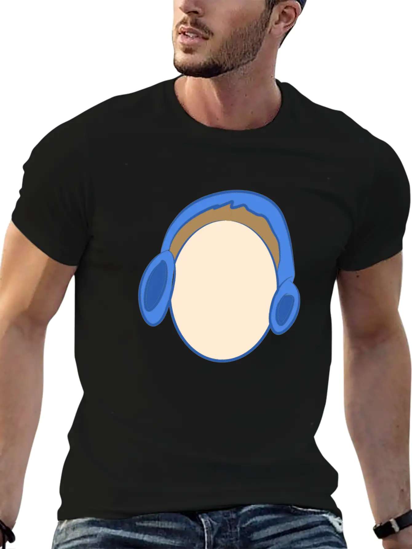 Music Icon Headphones Essential Unisex Summer Tee – Soft Cotton Casual Fit