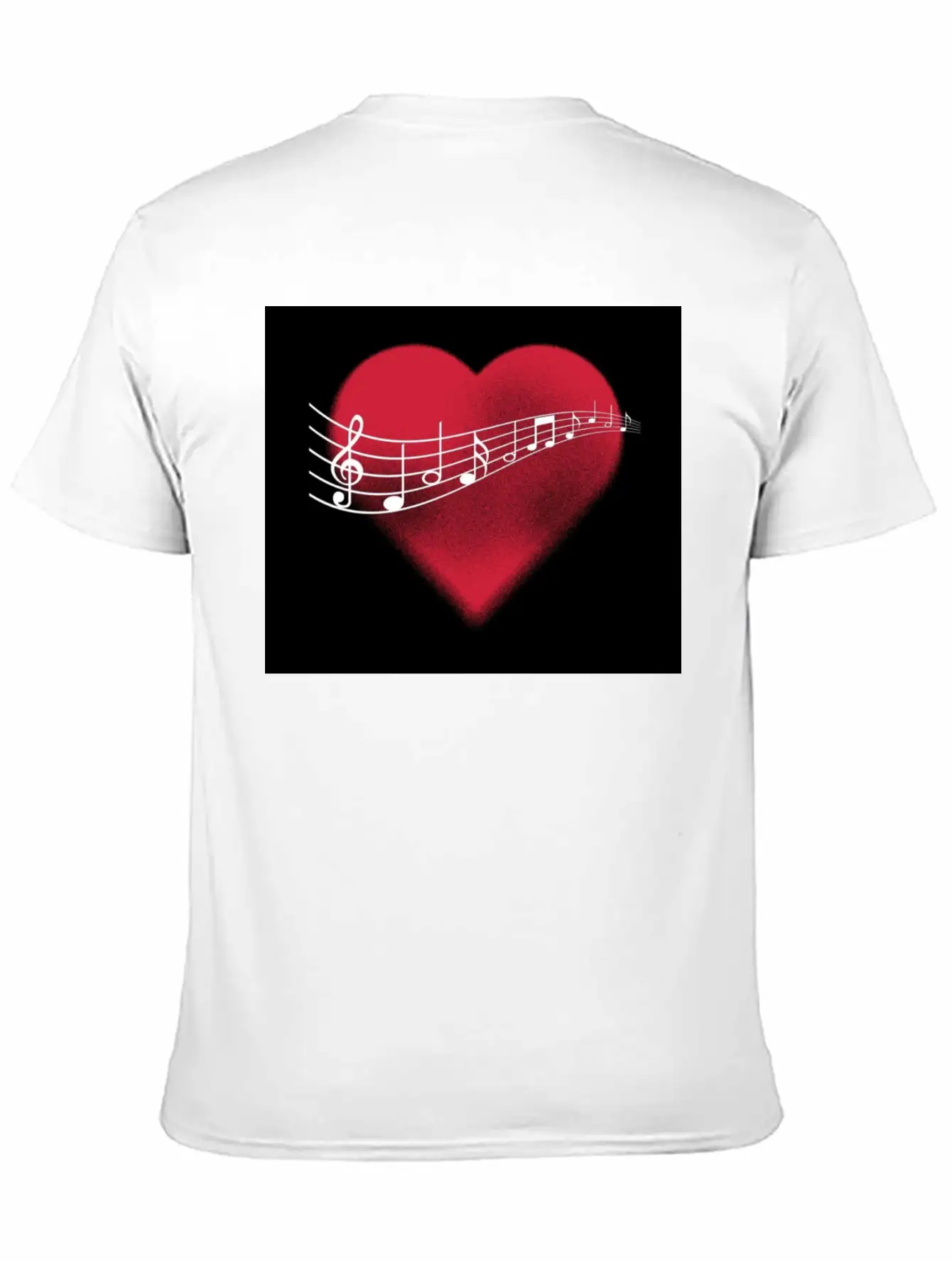 Music In The Heart Comfortable Minimalist Graphic Tee – Summer Style Essential