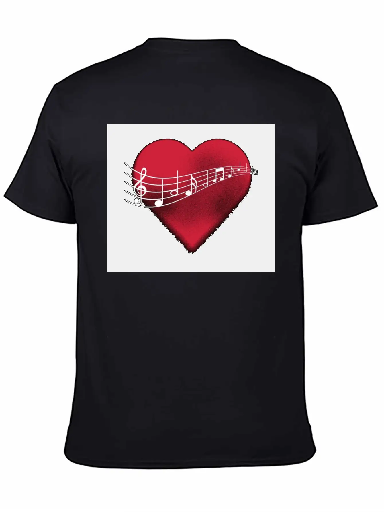 Music In The Heart Comfortable Minimalist Graphic Tee – Summer Style Essential