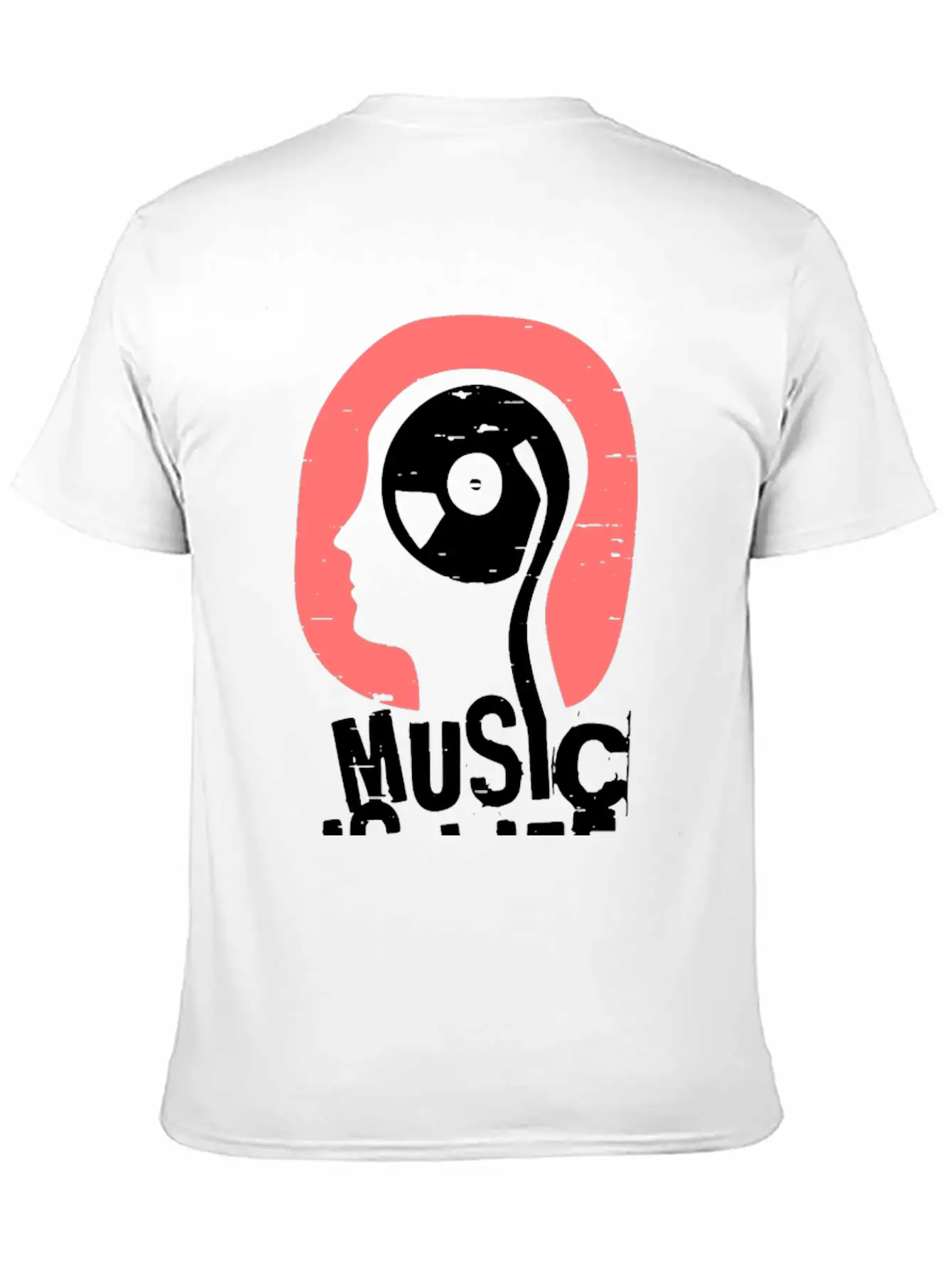 Music Is Life Comfortable Minimalist Graphic Tee – Summer Style Essential