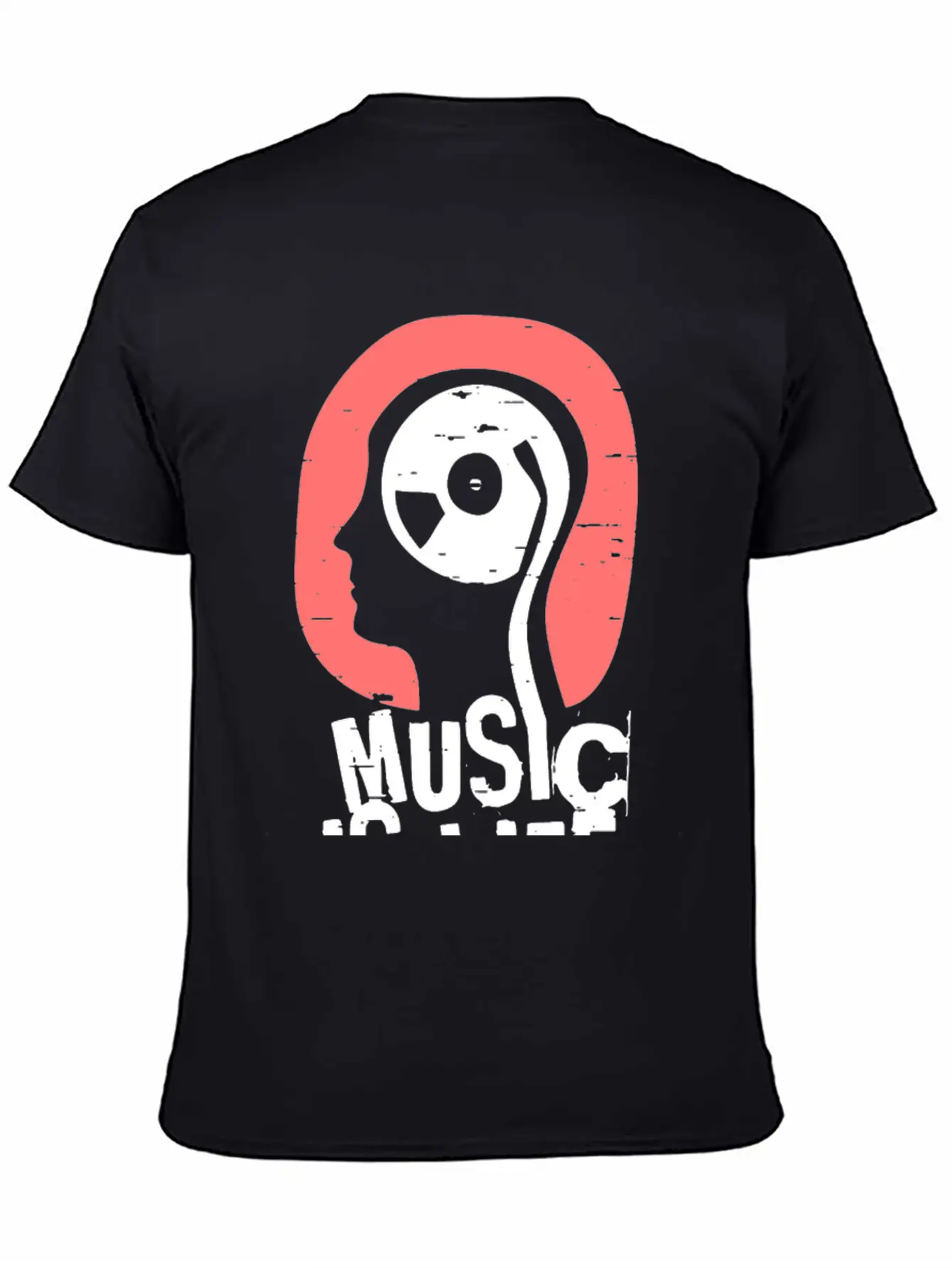 Music Is Life Comfortable Minimalist Graphic Tee – Summer Style Essential