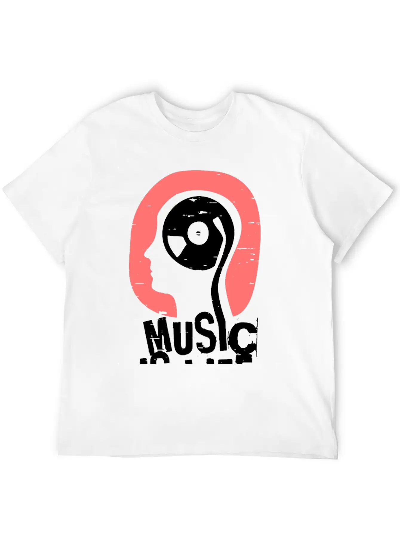 Music Is Life Comfortable Minimalist Graphic Tee – Summer Style Essential