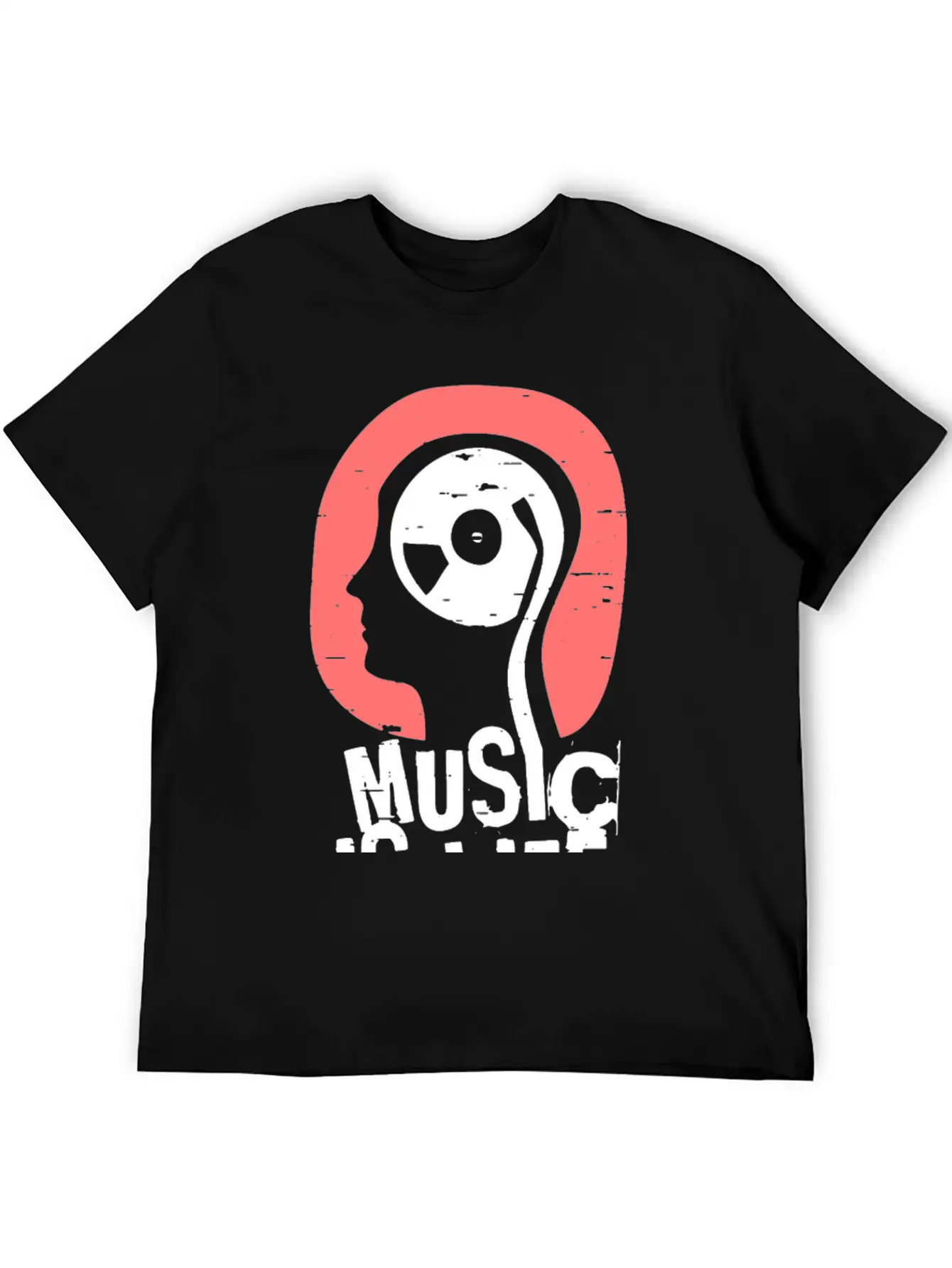 Music Is Life Comfortable Minimalist Graphic Tee – Summer Style Essential
